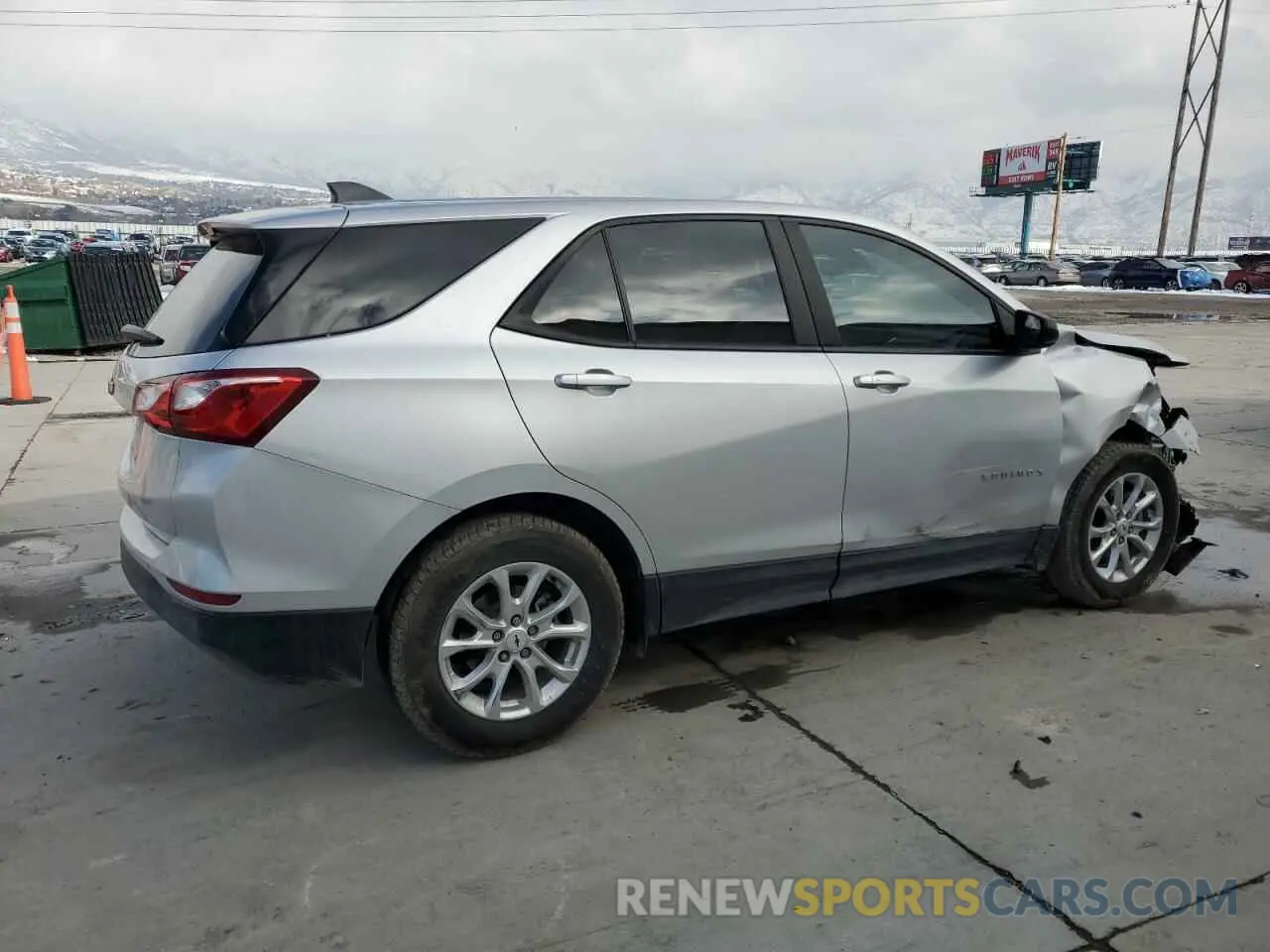 3 fotografías del automóvil dañado 3GNAXHEV0MS180041 CHEVROLET EQUINOX 2021