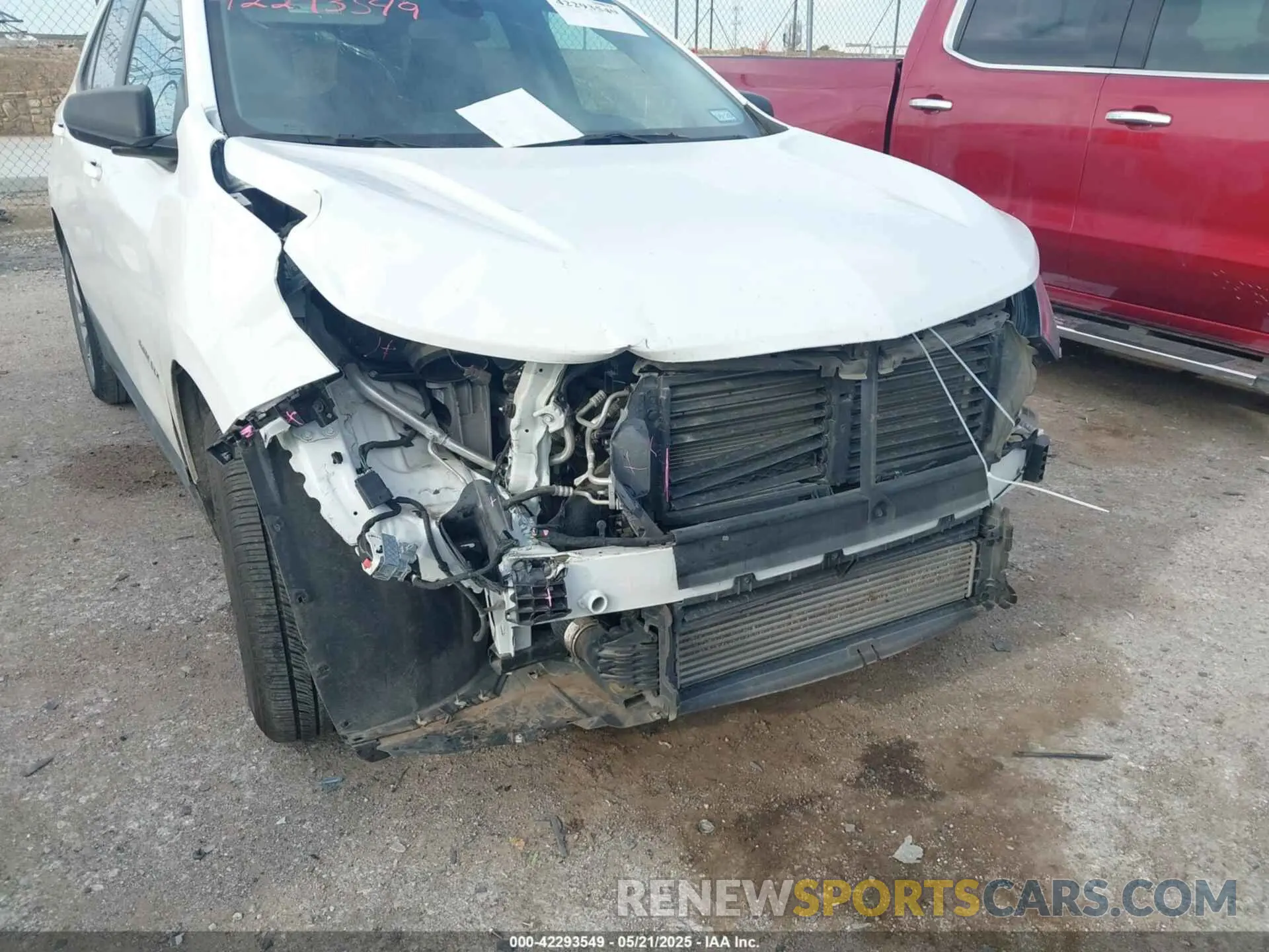 6 fotografías del automóvil dañado 3GNAXHEV1MS178038 CHEVROLET EQUINOX 2021
