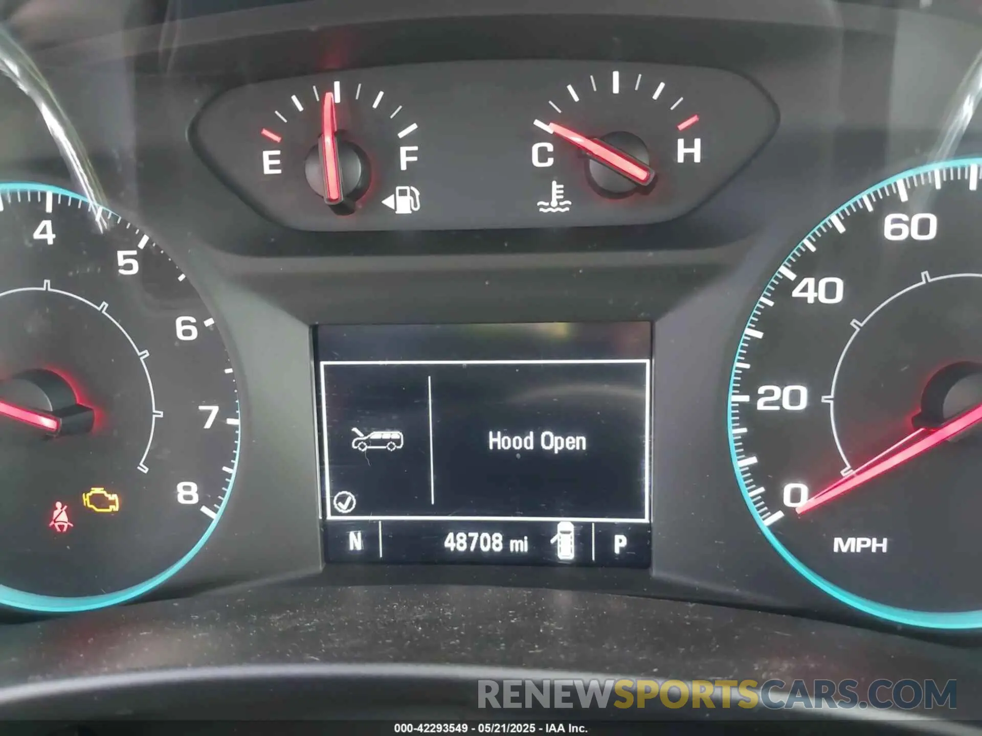 7 fotografías del automóvil dañado 3GNAXHEV1MS178038 CHEVROLET EQUINOX 2021