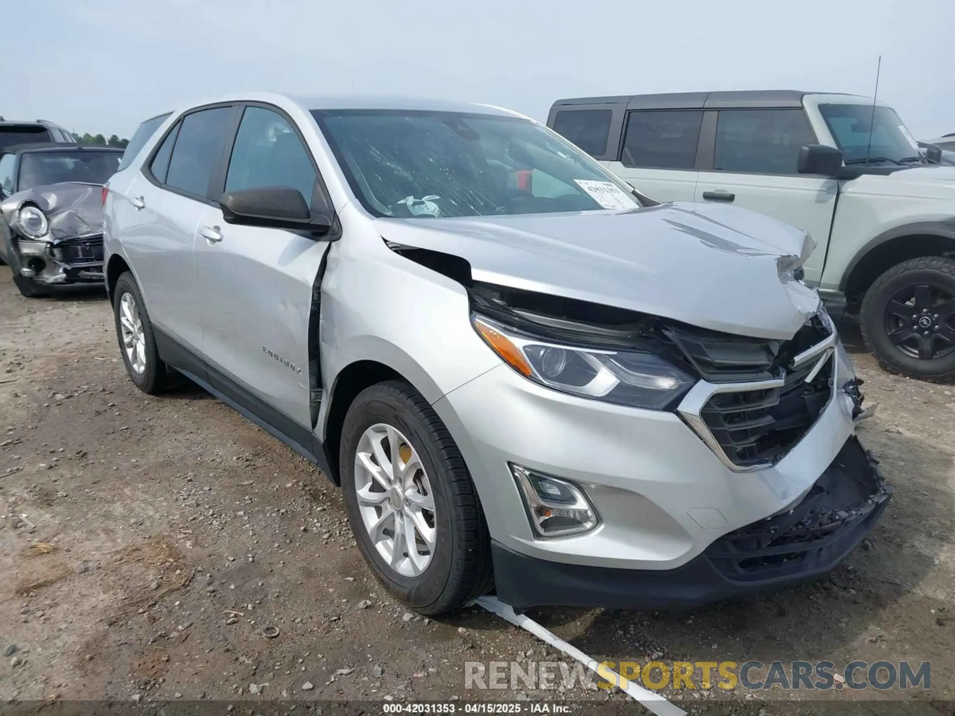 1 fotografías del automóvil dañado 3GNAXHEV4MS134129 CHEVROLET EQUINOX 2021