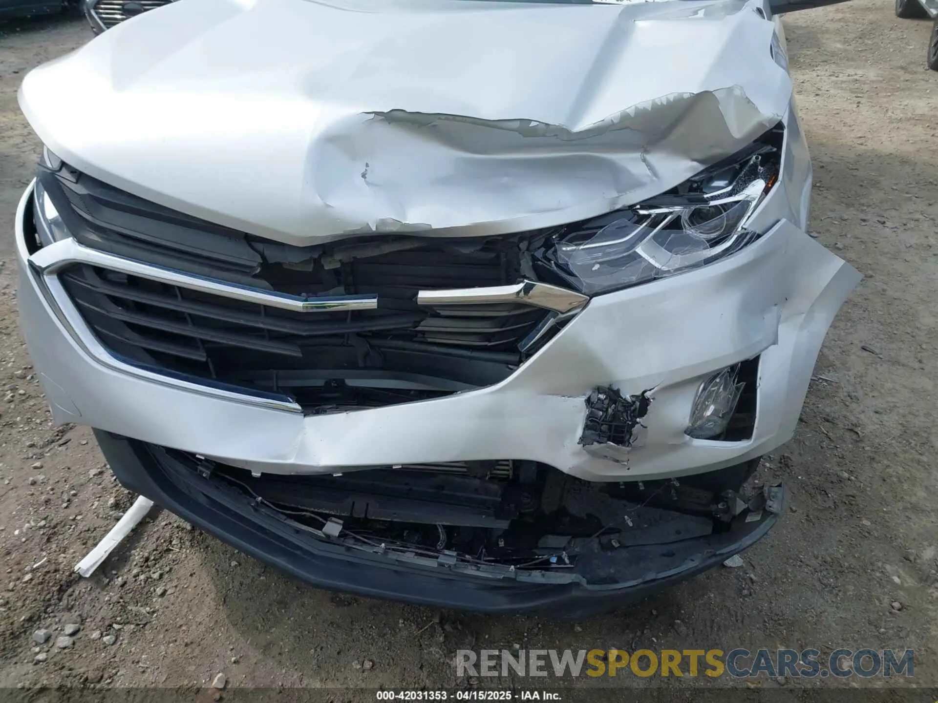 6 fotografías del automóvil dañado 3GNAXHEV4MS134129 CHEVROLET EQUINOX 2021
