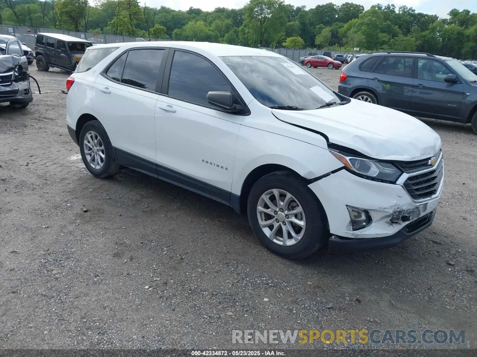 1 fotografías del automóvil dañado 3GNAXHEV5MS100457 CHEVROLET EQUINOX 2021