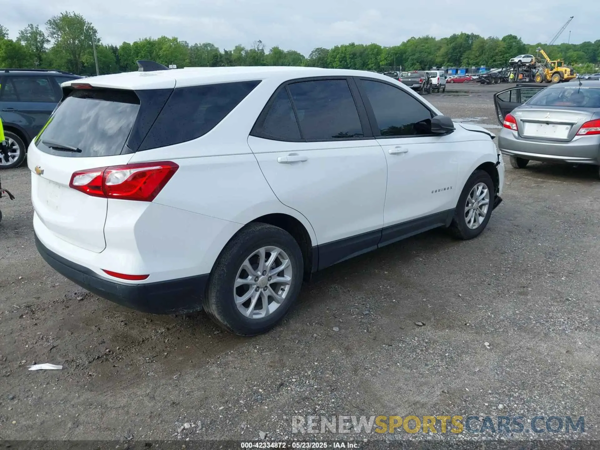 4 fotografías del automóvil dañado 3GNAXHEV5MS100457 CHEVROLET EQUINOX 2021