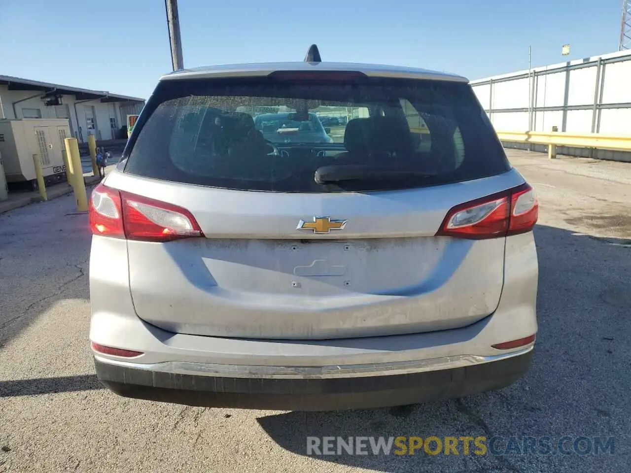 6 fotografías del automóvil dañado 3GNAXHEV6MS139669 CHEVROLET EQUINOX 2021