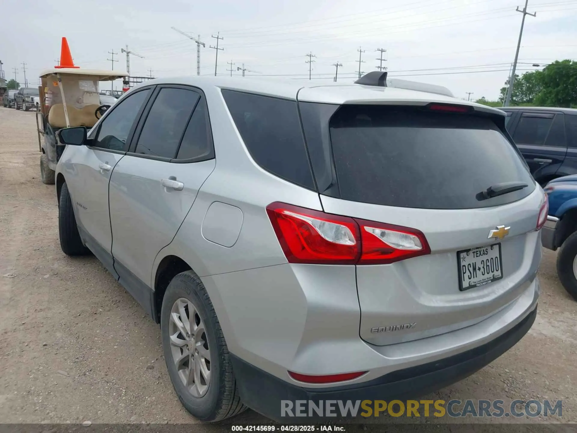3 fotografías del automóvil dañado 3GNAXHEV6MS163292 CHEVROLET EQUINOX 2021