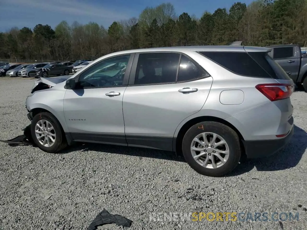2 fotografías del automóvil dañado 3GNAXHEV7MS106325 CHEVROLET EQUINOX 2021