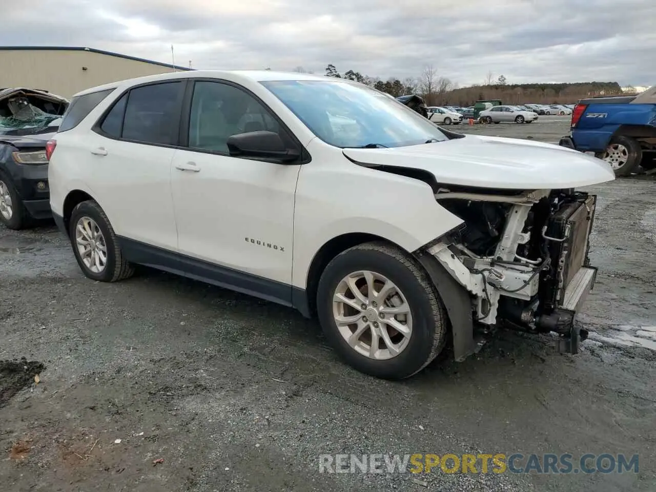 4 fotografías del automóvil dañado 3GNAXHEV7MS122105 CHEVROLET EQUINOX 2021