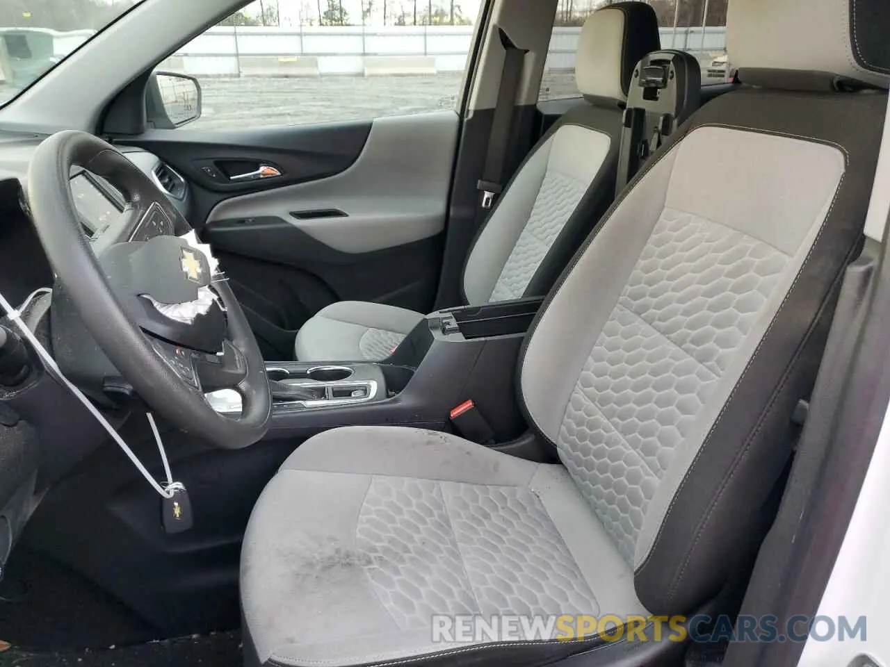 7 fotografías del automóvil dañado 3GNAXHEV7MS122105 CHEVROLET EQUINOX 2021