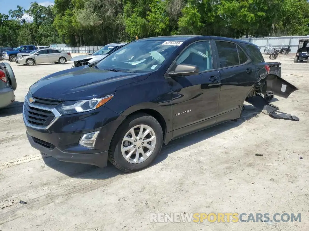 1 fotografías del automóvil dañado 3GNAXHEV7MS125392 CHEVROLET EQUINOX 2021