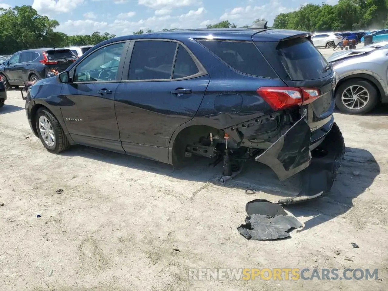2 fotografías del automóvil dañado 3GNAXHEV7MS125392 CHEVROLET EQUINOX 2021