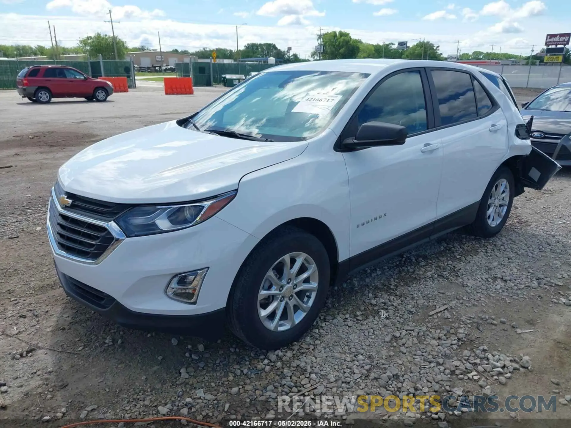 2 fotografías del automóvil dañado 3GNAXHEV7MS180490 CHEVROLET EQUINOX 2021