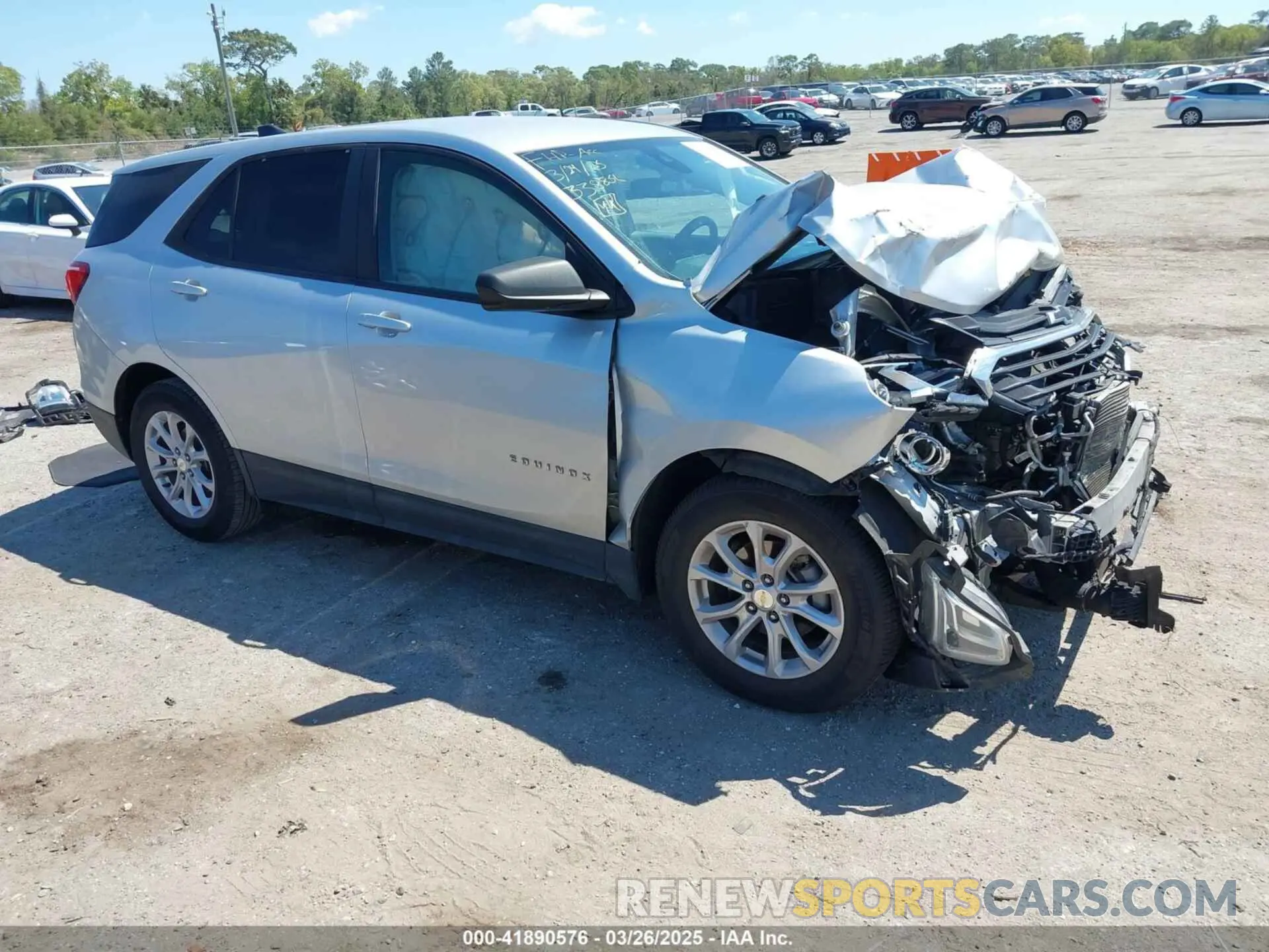 1 fotografías del automóvil dañado 3GNAXHEV8MS159048 CHEVROLET EQUINOX 2021