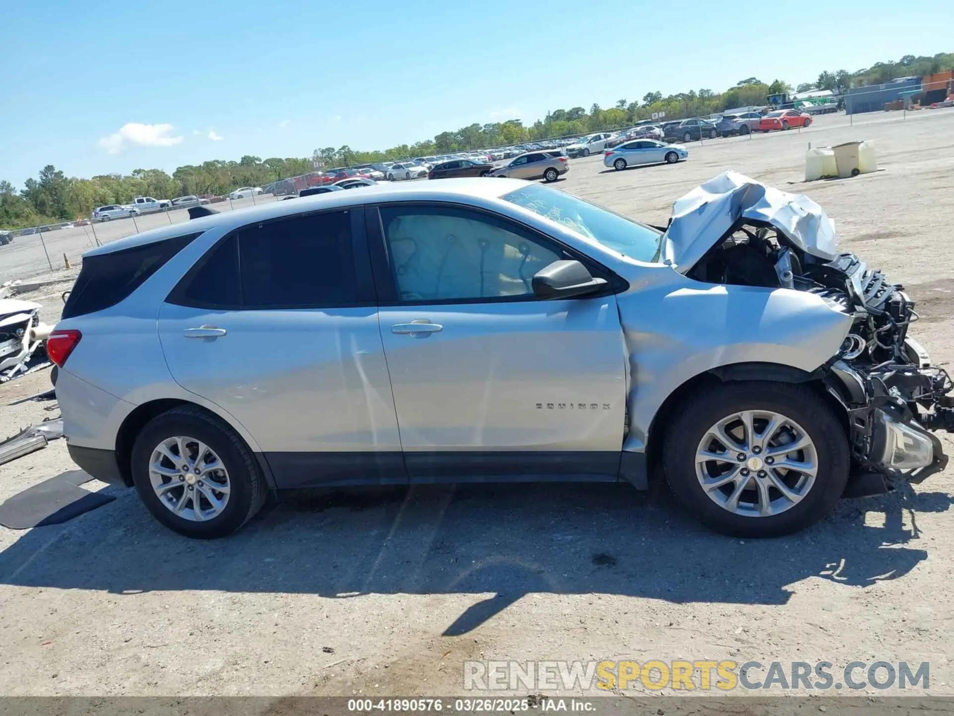 13 fotografías del automóvil dañado 3GNAXHEV8MS159048 CHEVROLET EQUINOX 2021