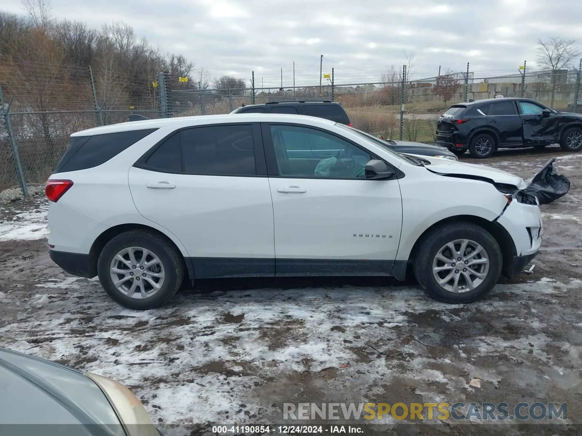 13 fotografías del automóvil dañado 3GNAXHEV8MS160152 CHEVROLET EQUINOX 2021