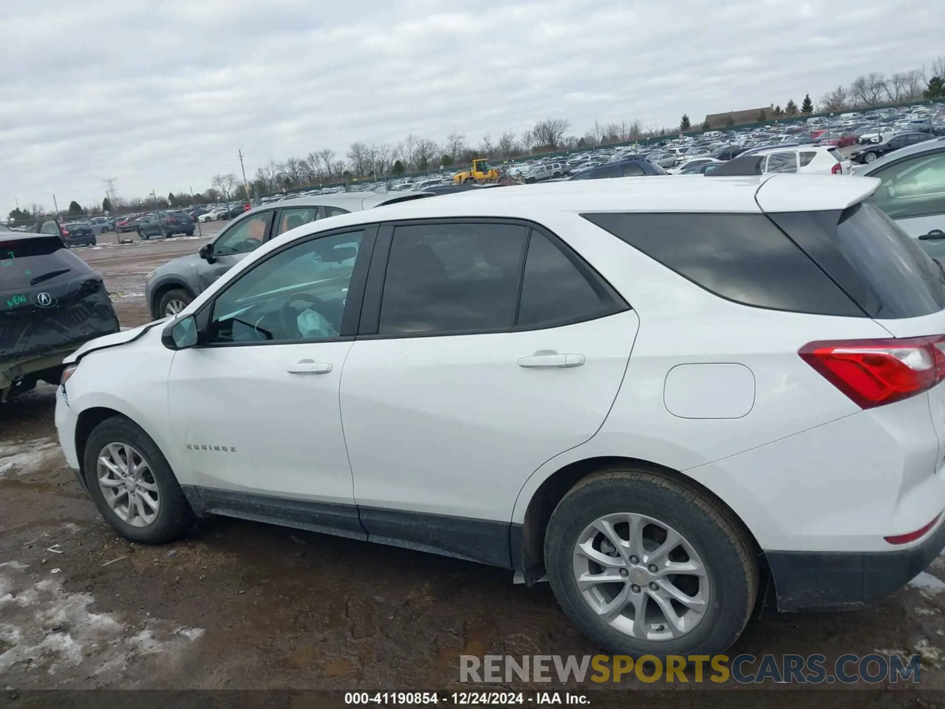 14 fotografías del automóvil dañado 3GNAXHEV8MS160152 CHEVROLET EQUINOX 2021