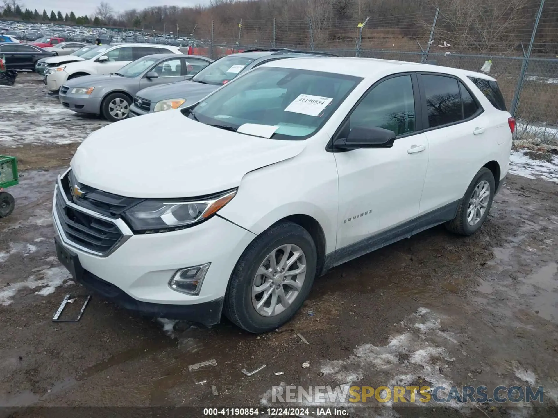 2 fotografías del automóvil dañado 3GNAXHEV8MS160152 CHEVROLET EQUINOX 2021