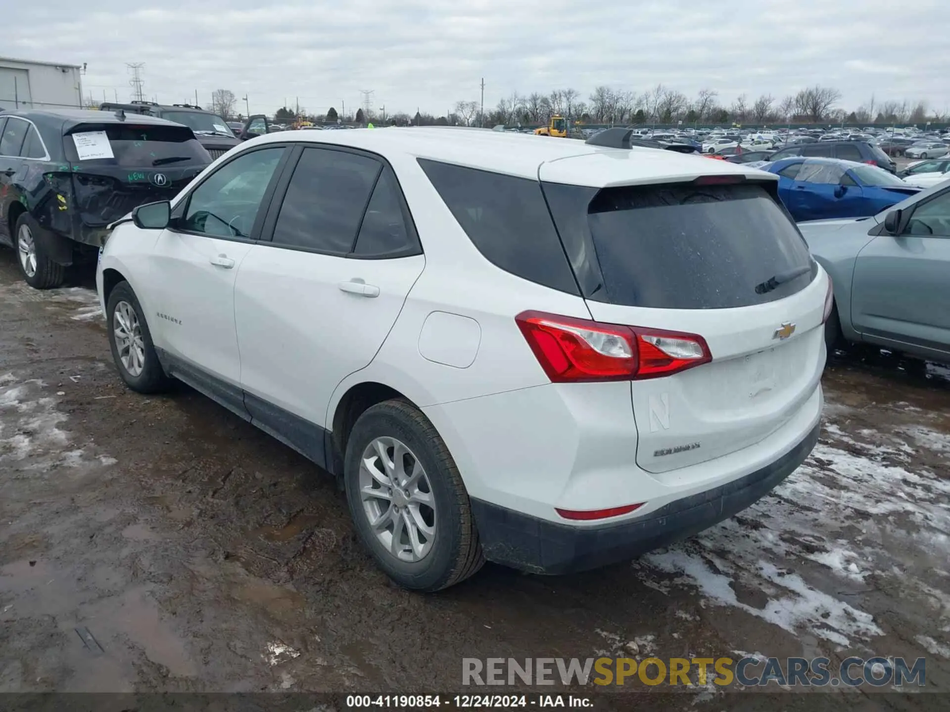 3 fotografías del automóvil dañado 3GNAXHEV8MS160152 CHEVROLET EQUINOX 2021
