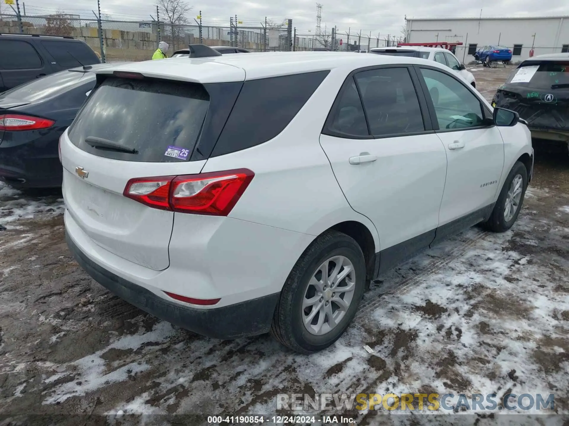 4 fotografías del automóvil dañado 3GNAXHEV8MS160152 CHEVROLET EQUINOX 2021