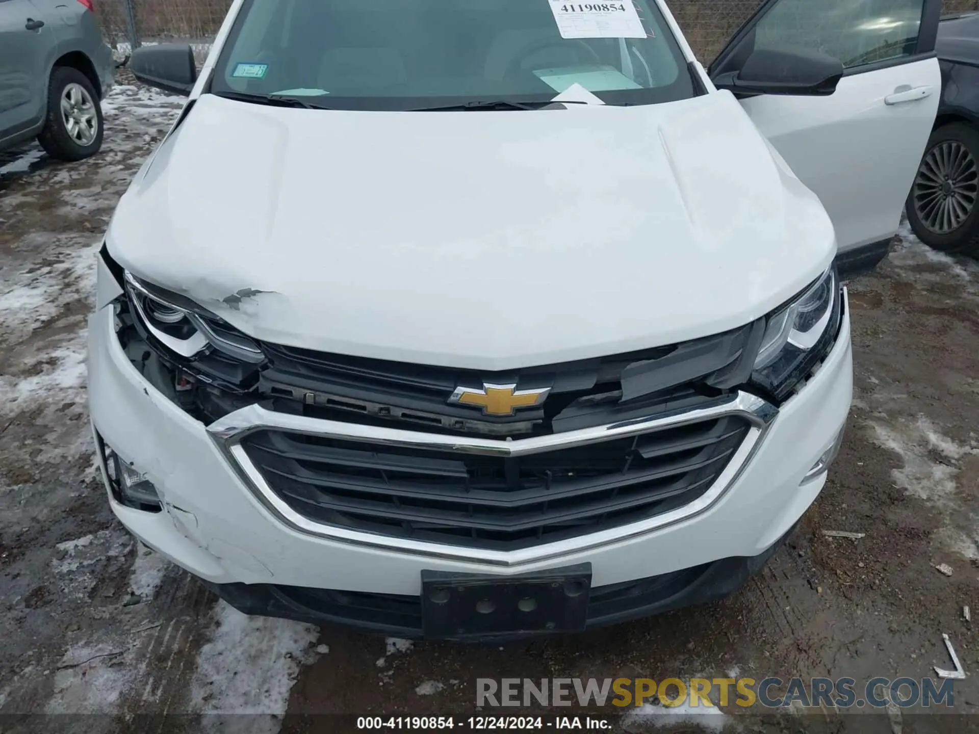 6 fotografías del automóvil dañado 3GNAXHEV8MS160152 CHEVROLET EQUINOX 2021