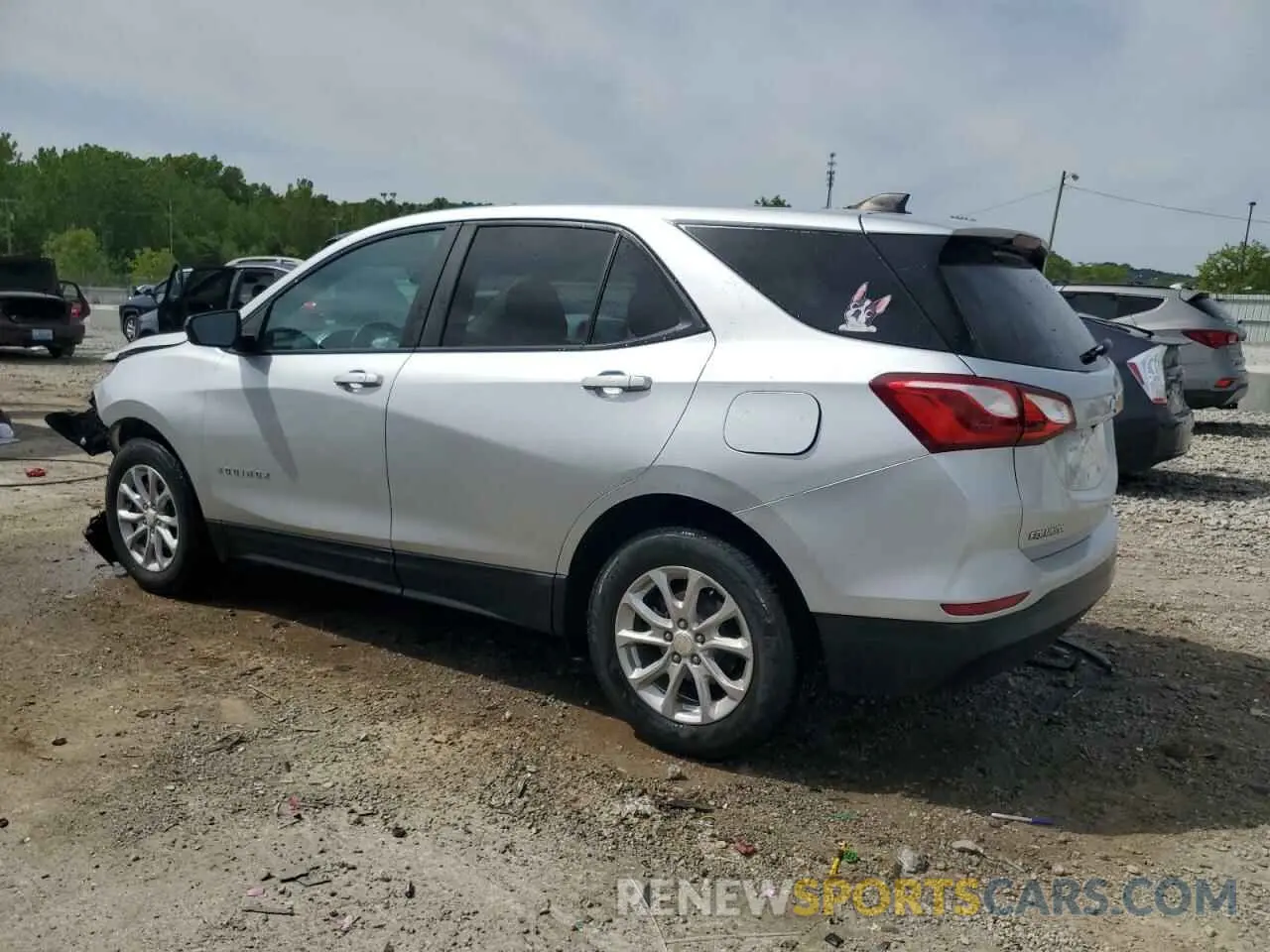 2 fotografías del automóvil dañado 3GNAXHEV8MS165884 CHEVROLET EQUINOX 2021
