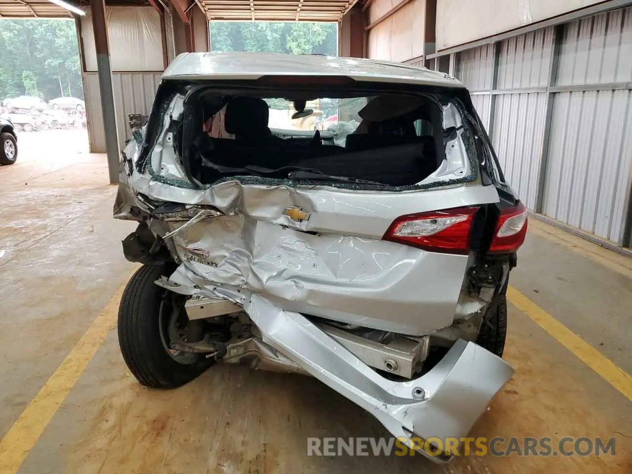 6 fotografías del automóvil dañado 3GNAXHEV9MS138662 CHEVROLET EQUINOX 2021