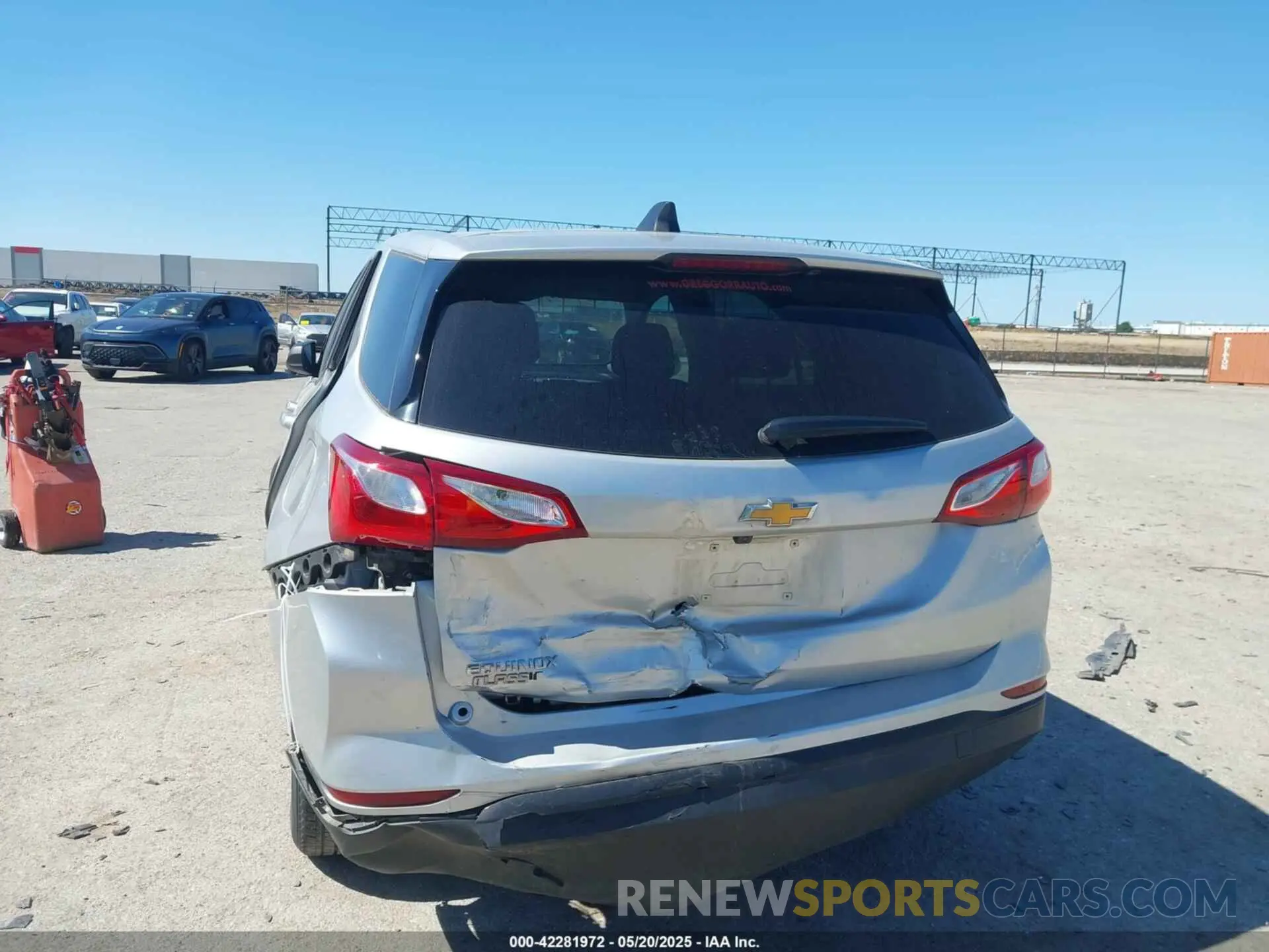 6 fotografías del automóvil dañado 3GNAXHEV9MS143988 CHEVROLET EQUINOX 2021