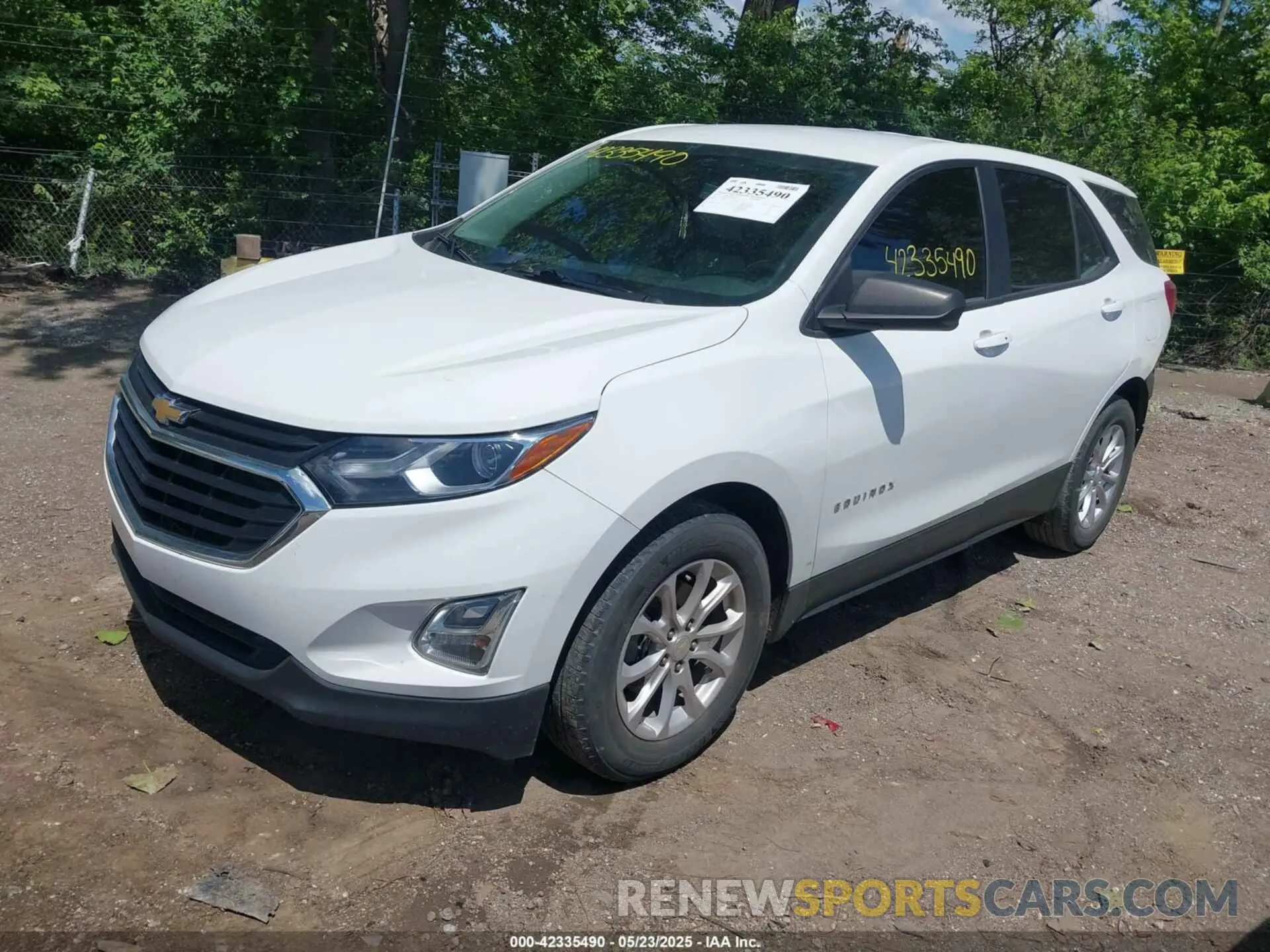 2 fotografías del automóvil dañado 3GNAXHEV9MS160516 CHEVROLET EQUINOX 2021