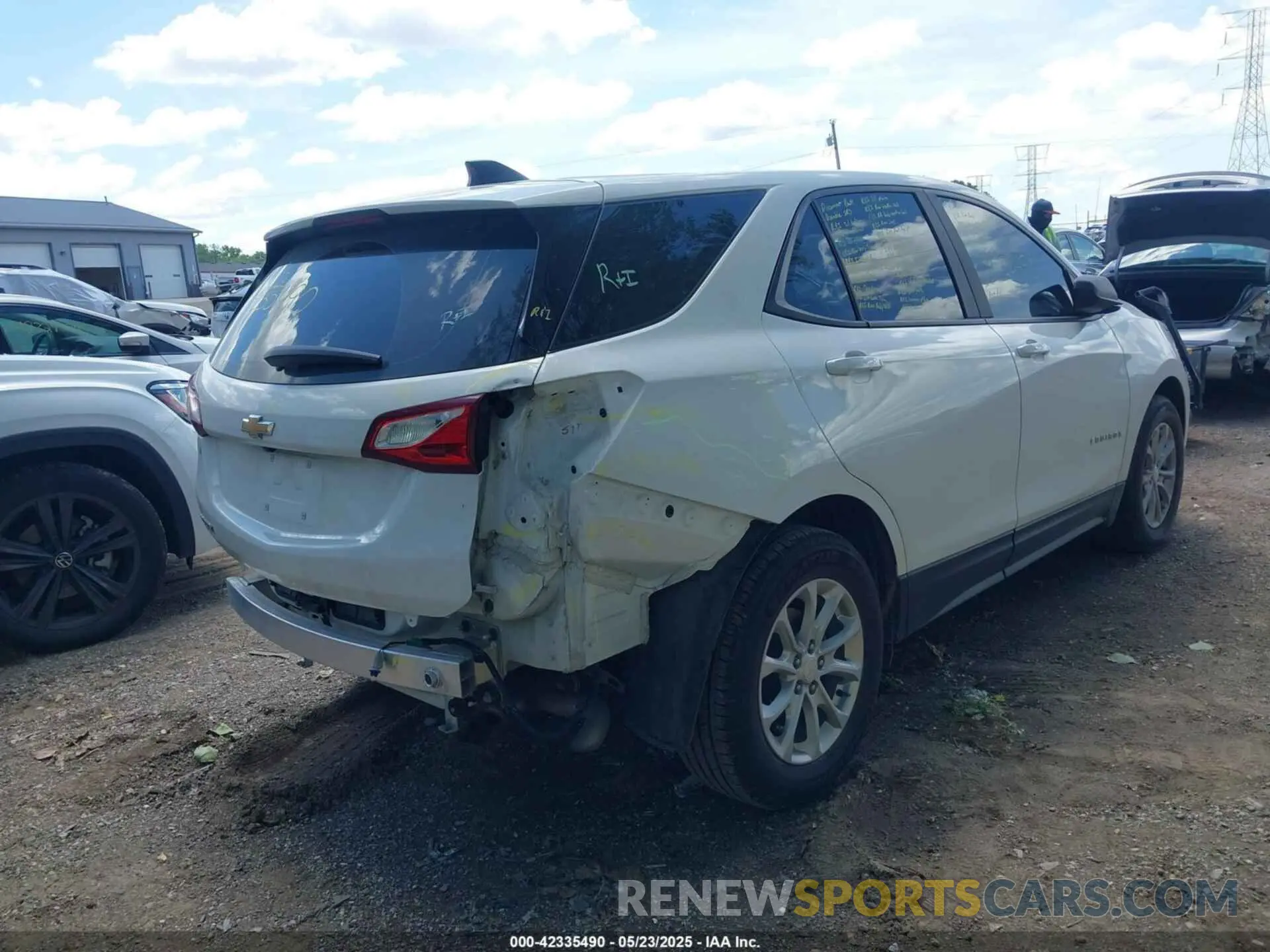 6 fotografías del automóvil dañado 3GNAXHEV9MS160516 CHEVROLET EQUINOX 2021