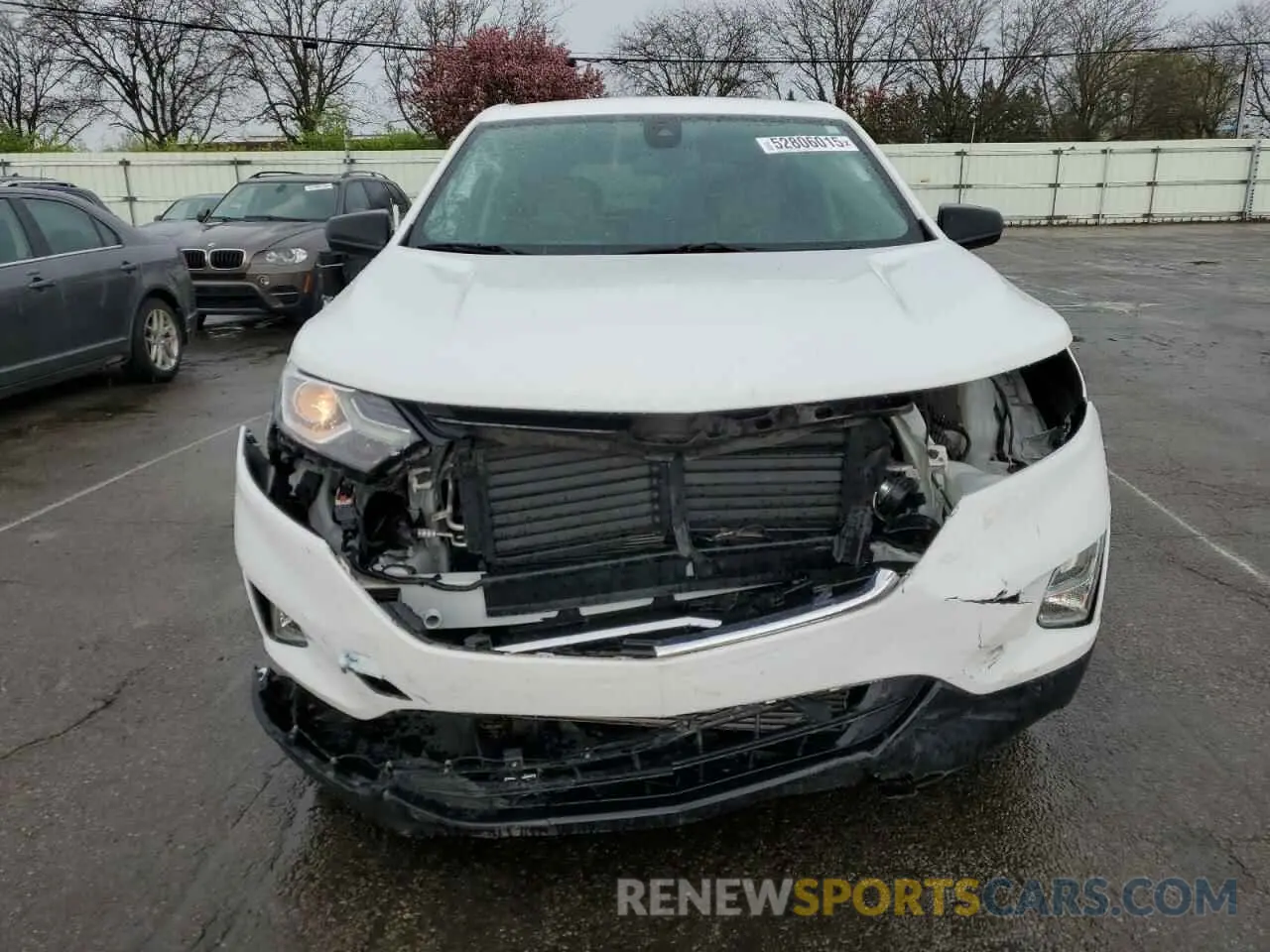 5 fotografías del automóvil dañado 3GNAXHEVXMS111681 CHEVROLET EQUINOX 2021