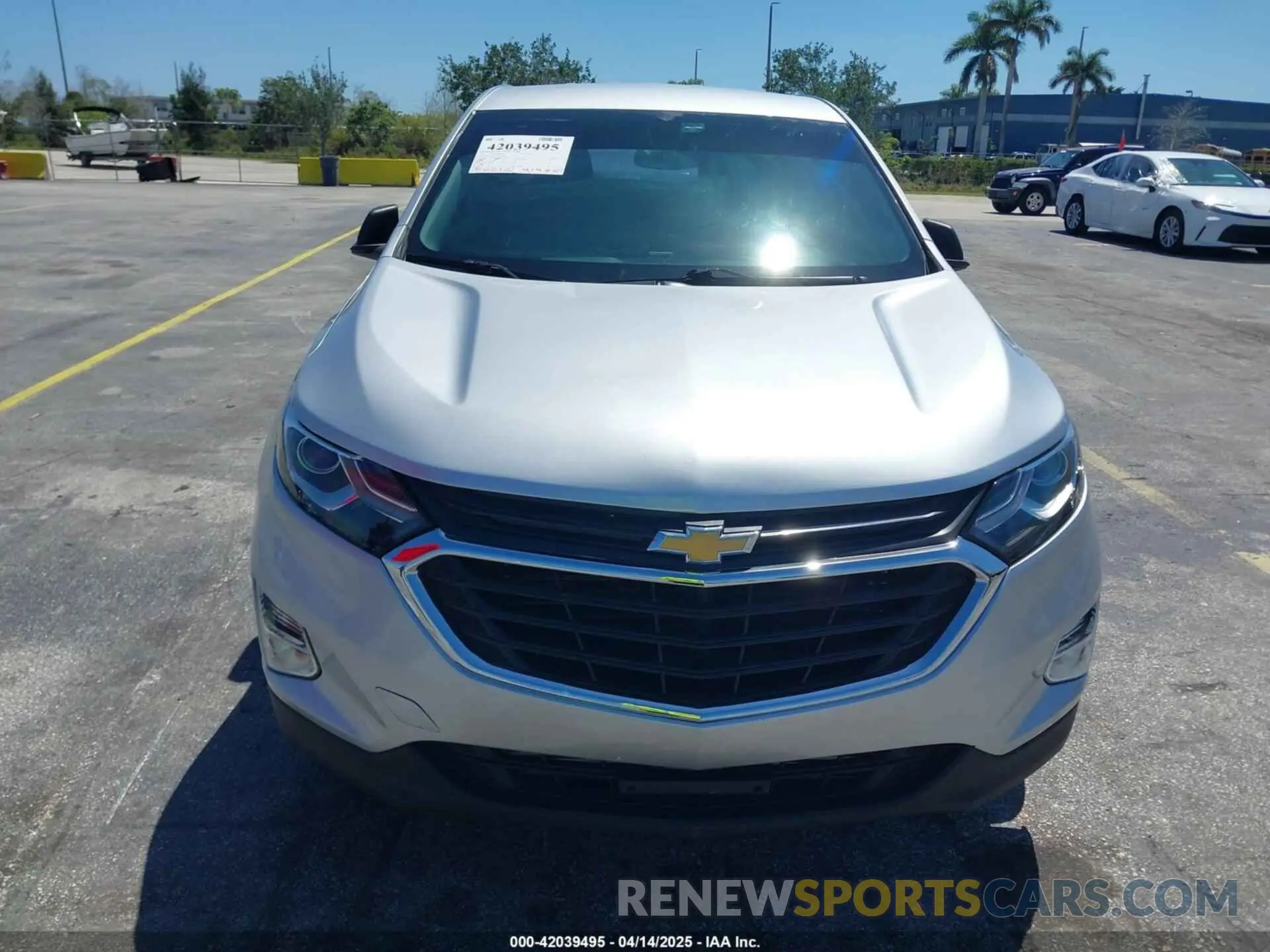 6 fotografías del automóvil dañado 3GNAXHEVXMS116802 CHEVROLET EQUINOX 2021
