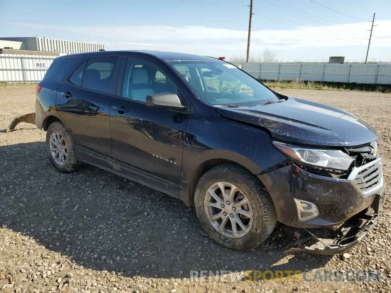 4 fotografías del automóvil dañado 3GNAXHEVXMS146091 CHEVROLET EQUINOX 2021