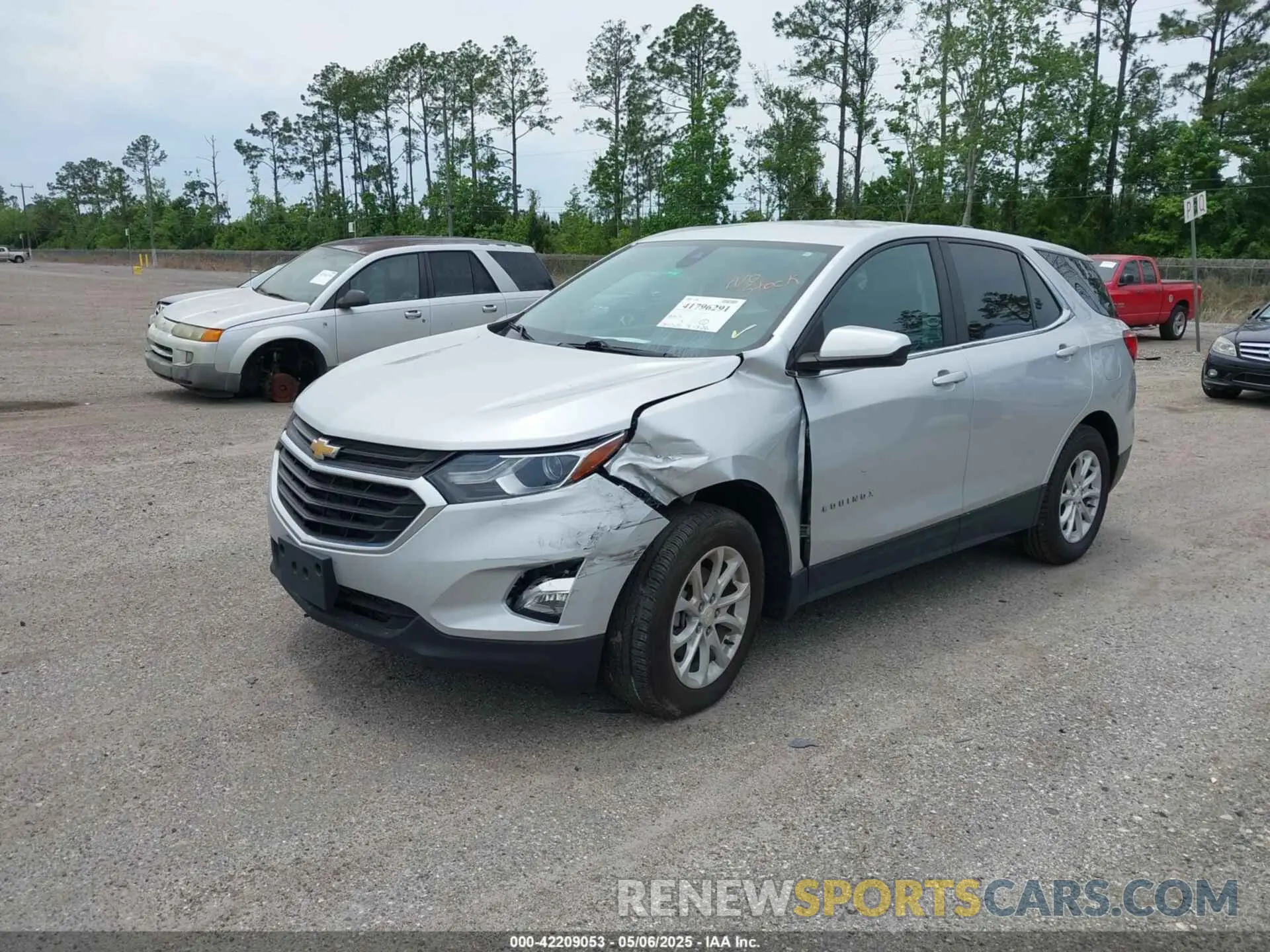 2 fotografías del automóvil dañado 3GNAXJEV5MS162593 CHEVROLET EQUINOX 2021