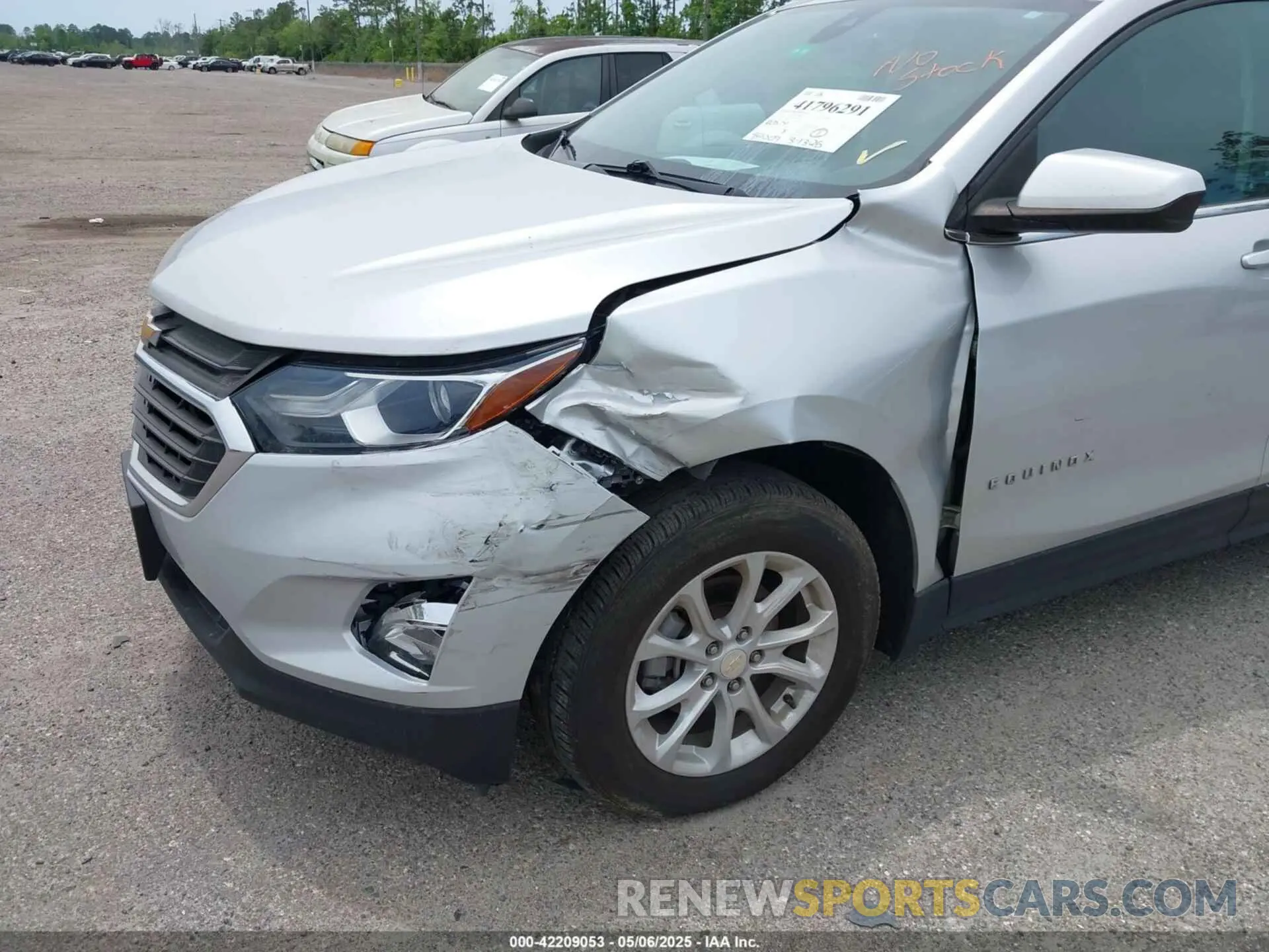 6 fotografías del automóvil dañado 3GNAXJEV5MS162593 CHEVROLET EQUINOX 2021