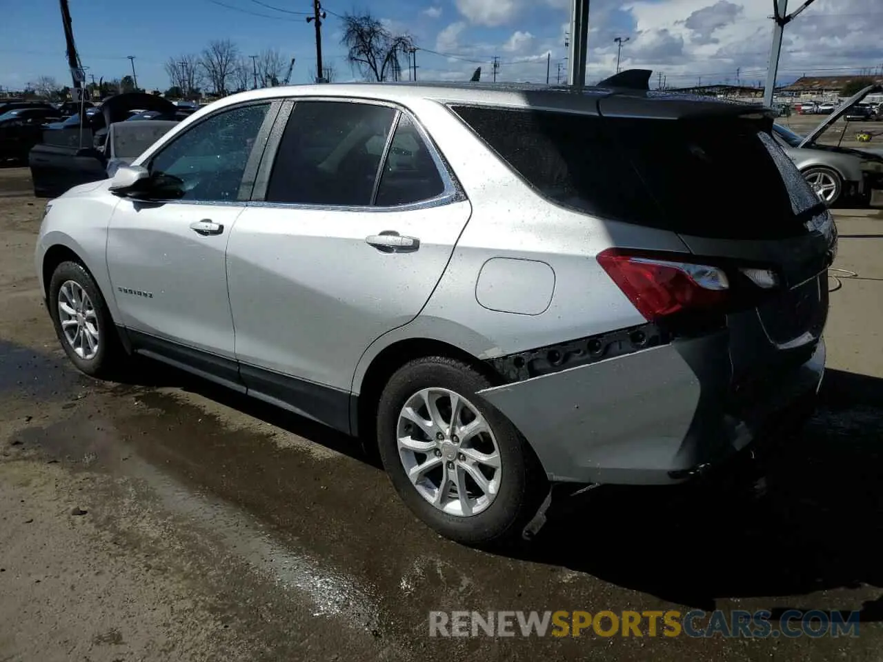 2 fotografías del automóvil dañado 3GNAXJEV7MS162580 CHEVROLET EQUINOX 2021
