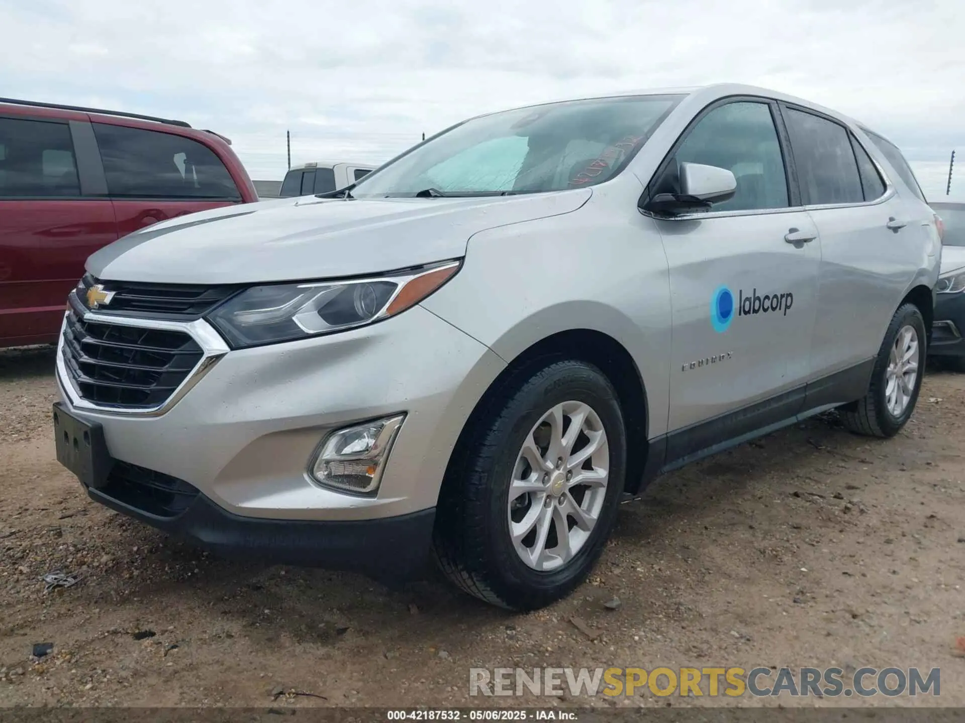 2 fotografías del automóvil dañado 3GNAXJEV9MS161317 CHEVROLET EQUINOX 2021