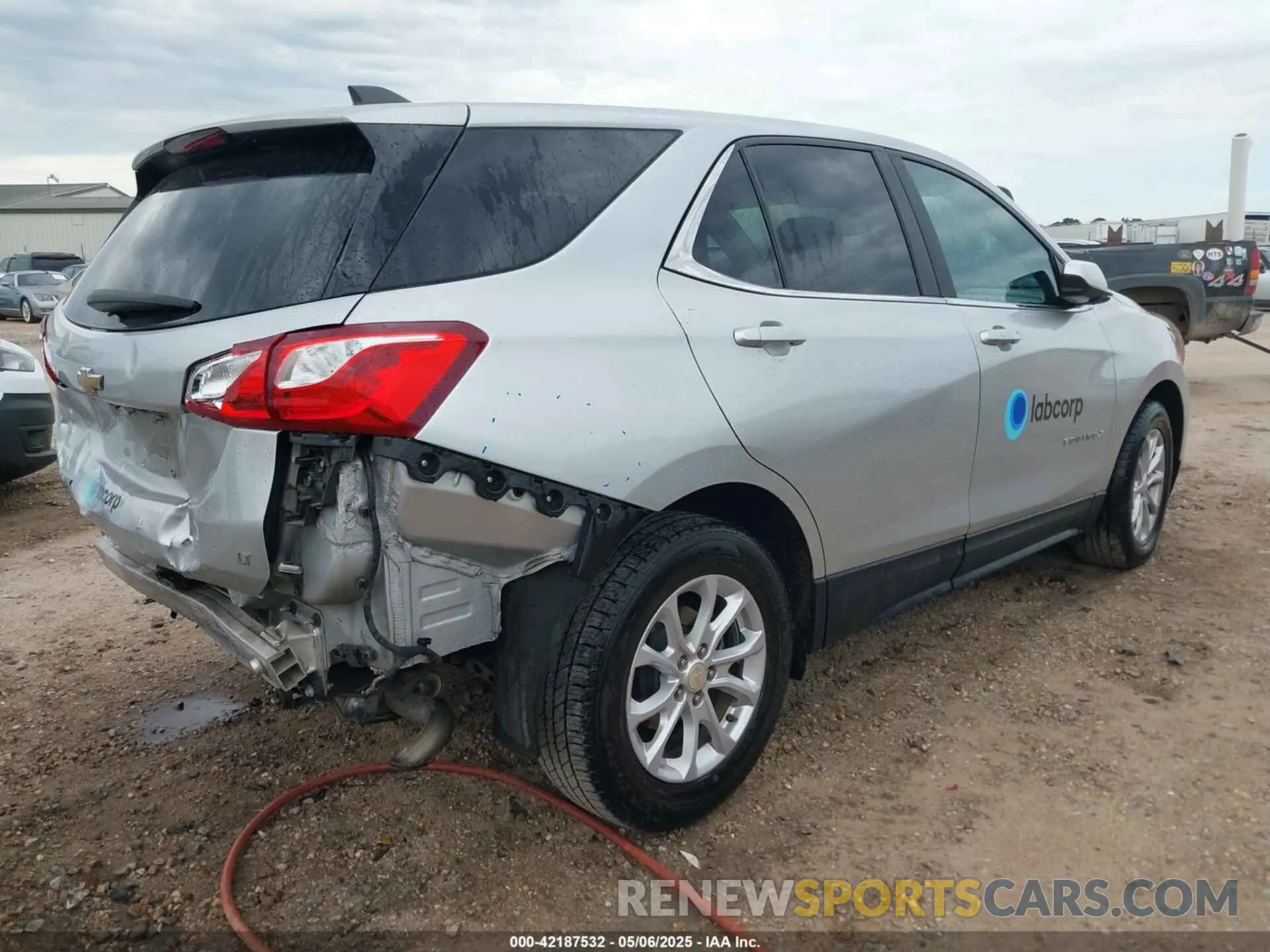 4 fotografías del automóvil dañado 3GNAXJEV9MS161317 CHEVROLET EQUINOX 2021