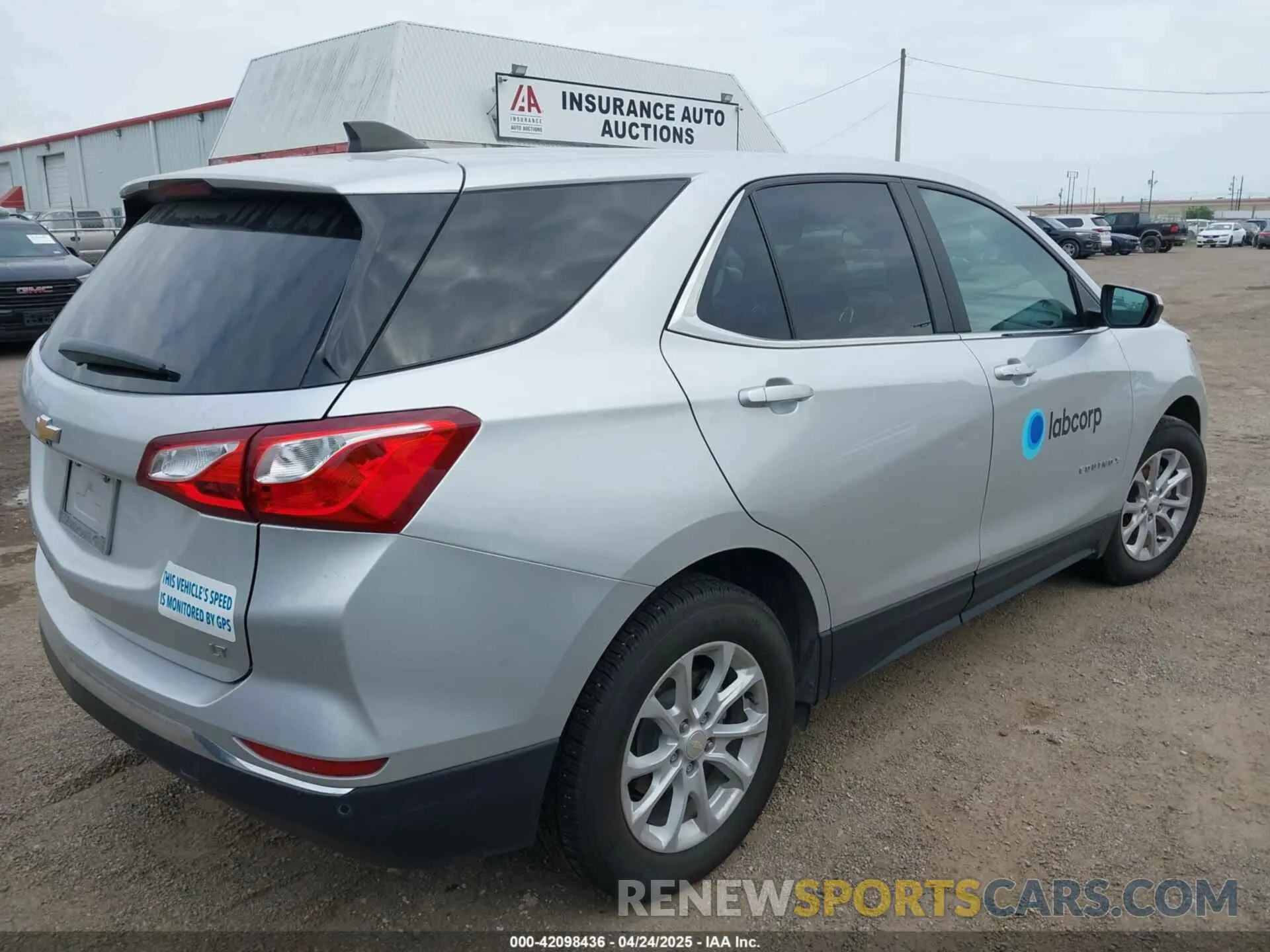 4 fotografías del automóvil dañado 3GNAXJEVXMS160886 CHEVROLET EQUINOX 2021