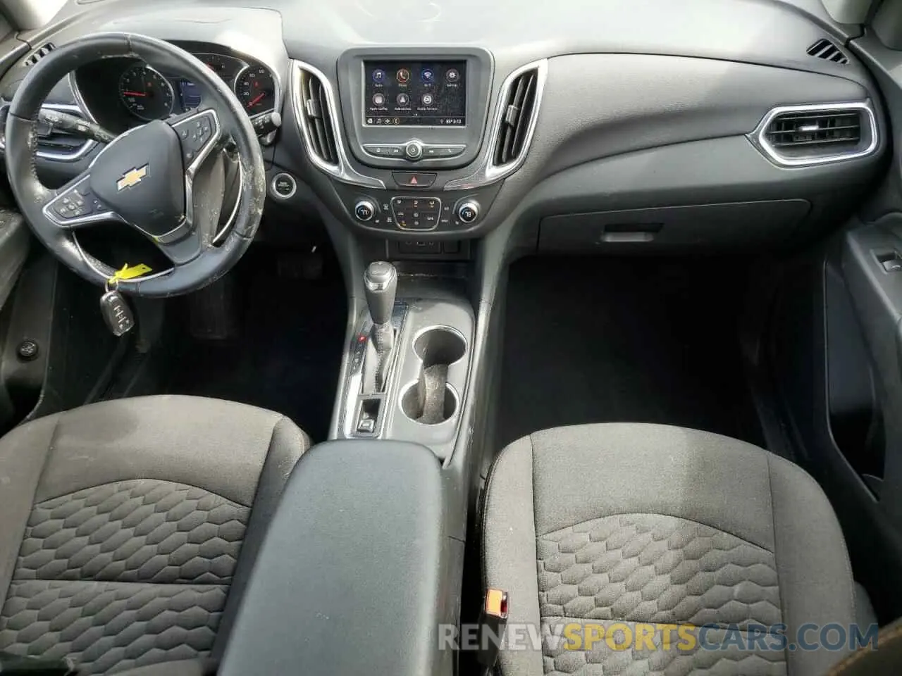 8 fotografías del automóvil dañado 3GNAXKEV0ML368999 CHEVROLET EQUINOX 2021