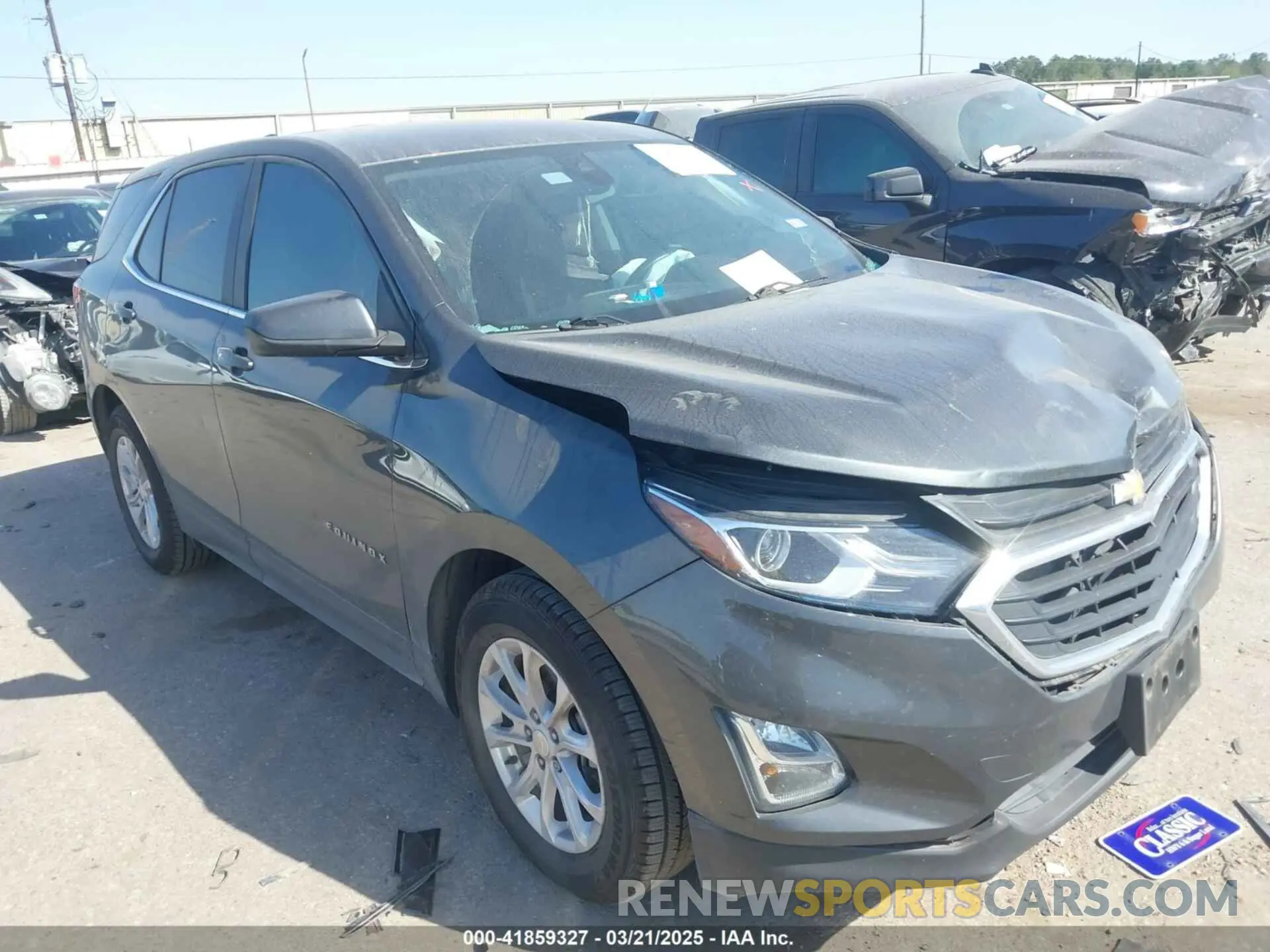 1 fotografías del automóvil dañado 3GNAXKEV0ML378657 CHEVROLET EQUINOX 2021