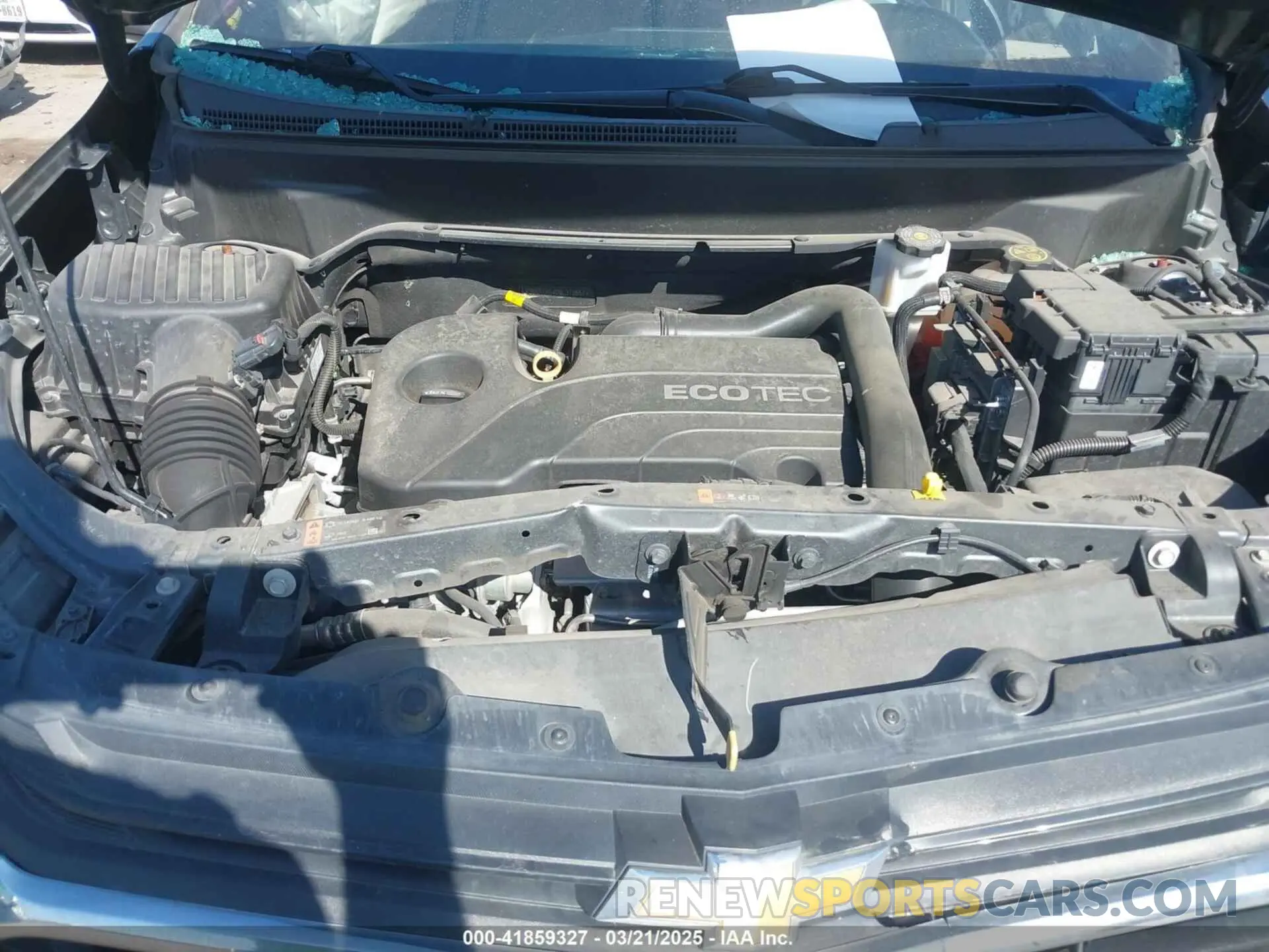 10 fotografías del automóvil dañado 3GNAXKEV0ML378657 CHEVROLET EQUINOX 2021