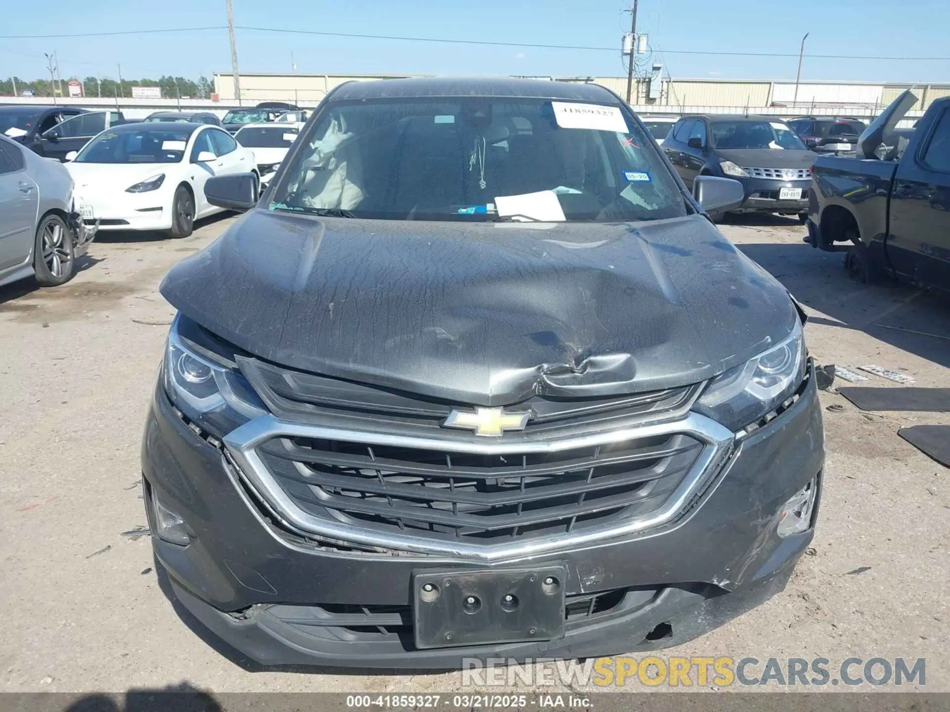 12 fotografías del automóvil dañado 3GNAXKEV0ML378657 CHEVROLET EQUINOX 2021