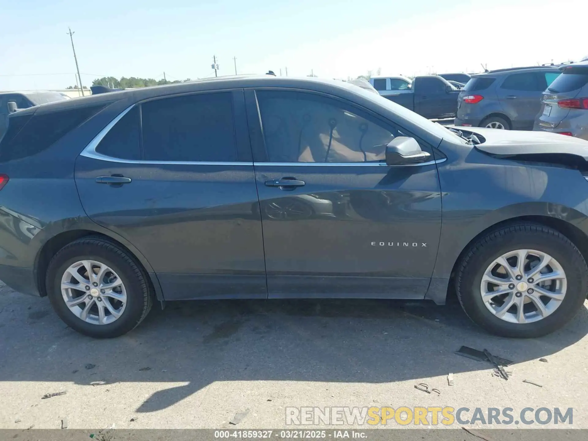 13 fotografías del automóvil dañado 3GNAXKEV0ML378657 CHEVROLET EQUINOX 2021