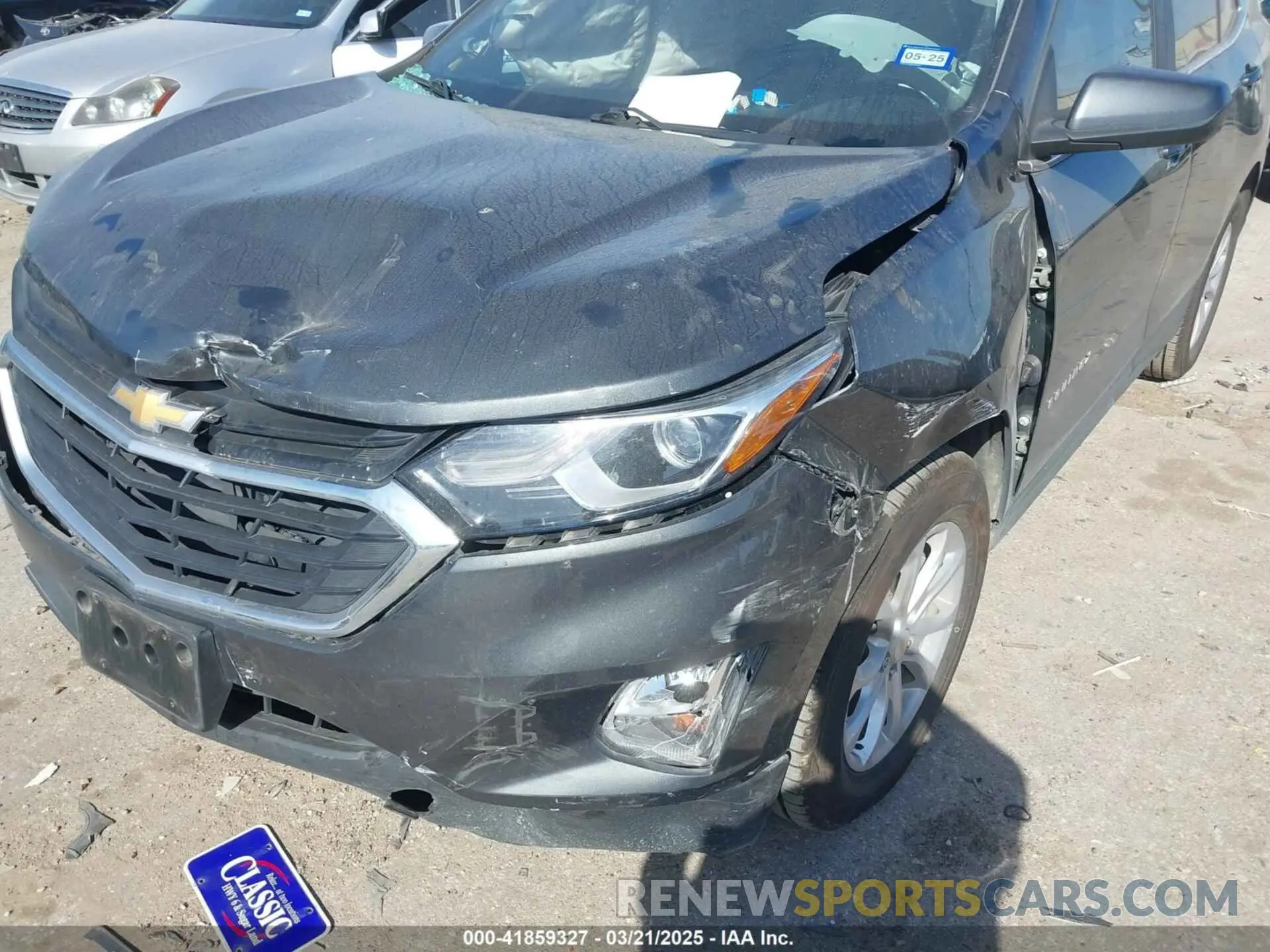 6 fotografías del automóvil dañado 3GNAXKEV0ML378657 CHEVROLET EQUINOX 2021