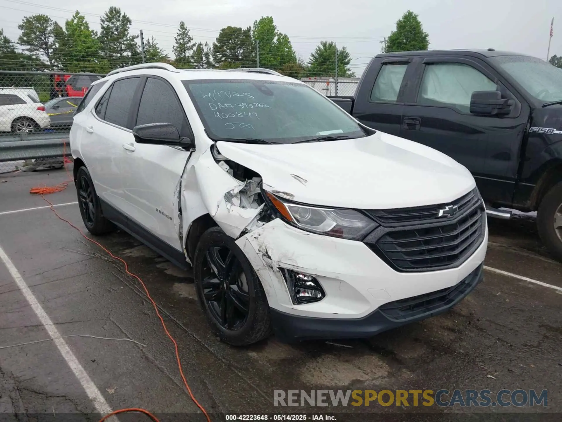 1 fotografías del automóvil dañado 3GNAXKEV0ML400849 CHEVROLET EQUINOX 2021
