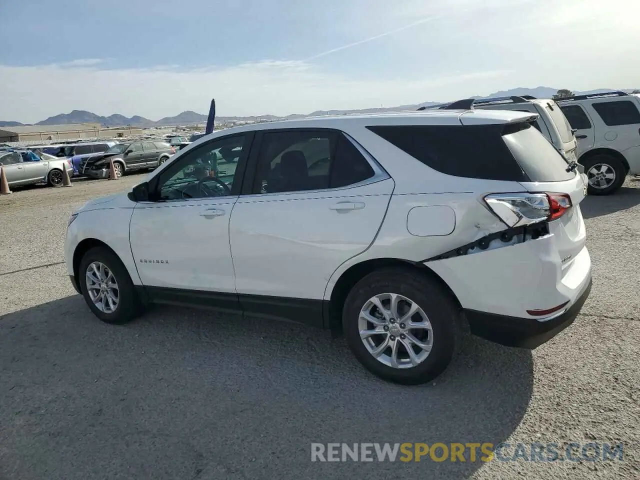 2 fotografías del automóvil dañado 3GNAXKEV1MS105233 CHEVROLET EQUINOX 2021