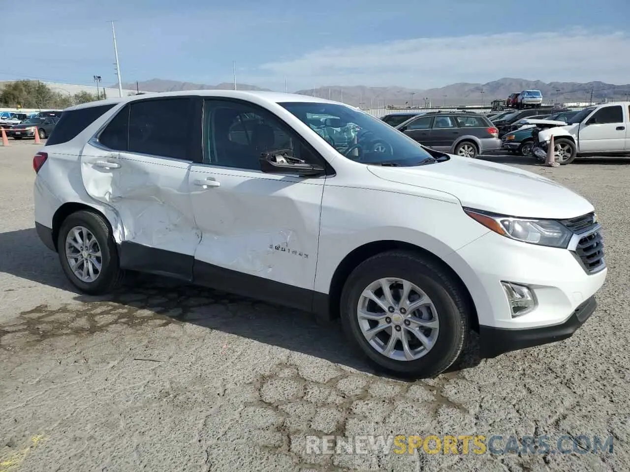 4 fotografías del automóvil dañado 3GNAXKEV1MS105233 CHEVROLET EQUINOX 2021