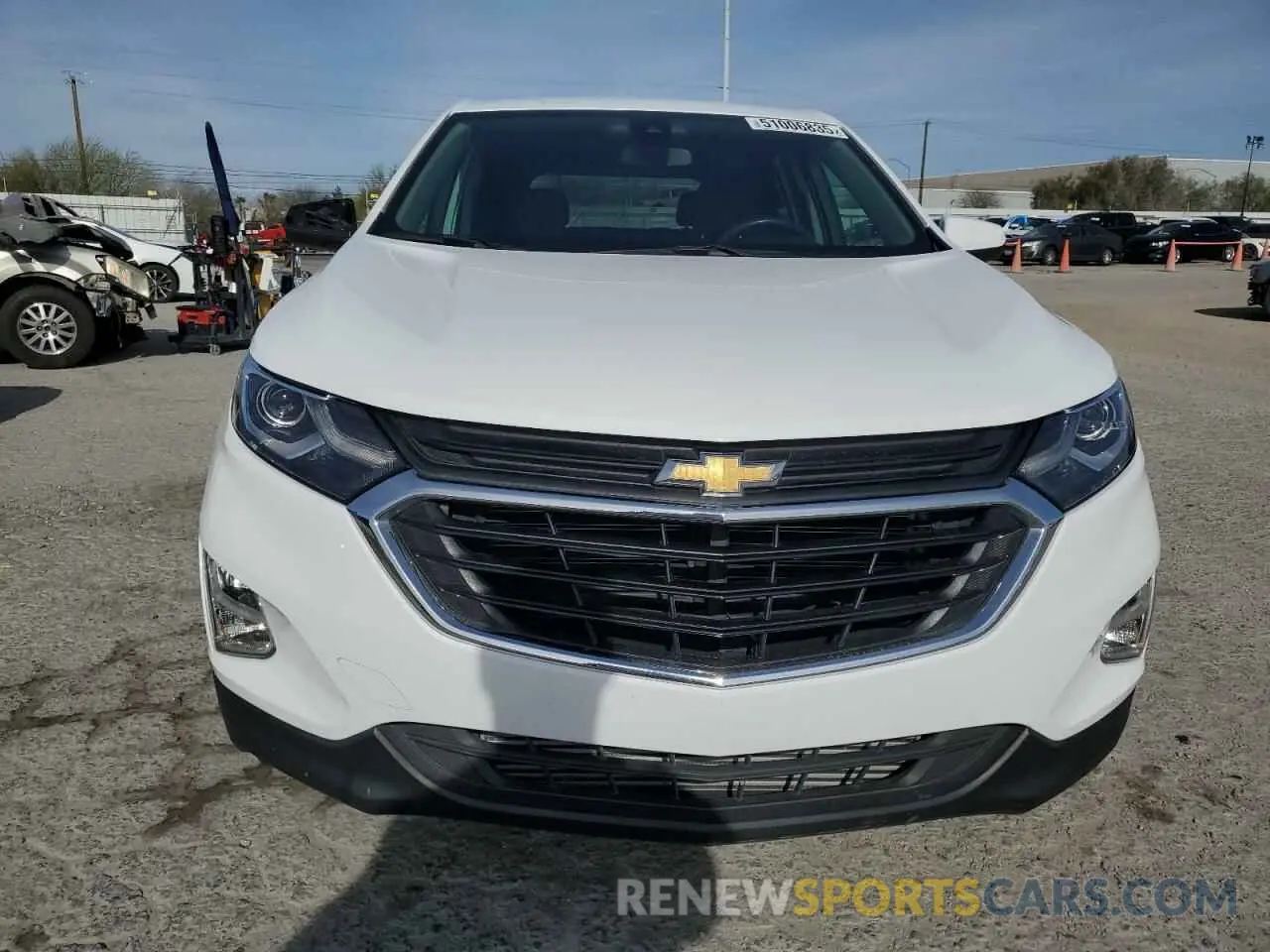 5 fotografías del automóvil dañado 3GNAXKEV1MS105233 CHEVROLET EQUINOX 2021
