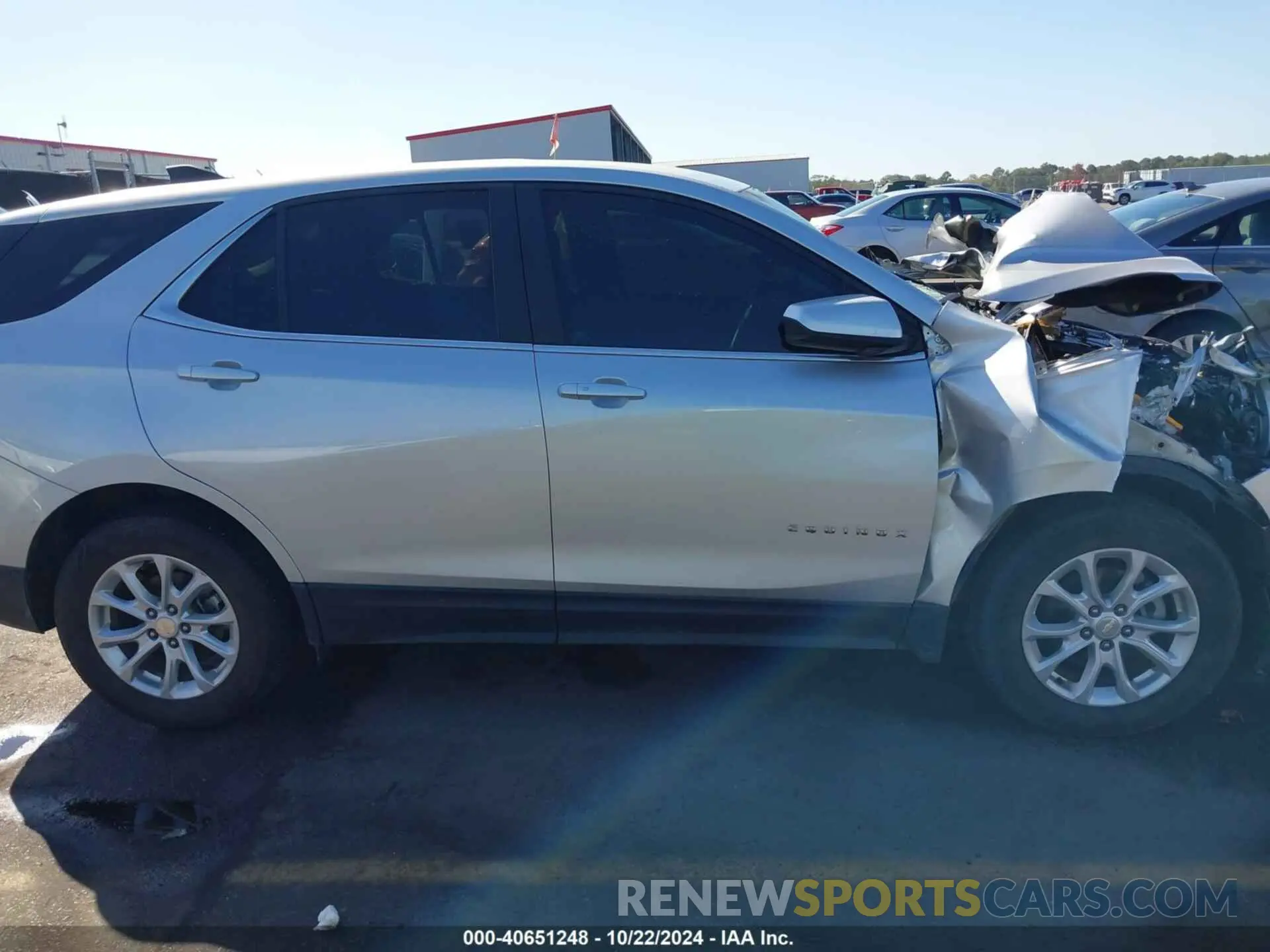 12 fotografías del automóvil dañado 3GNAXKEV1MS131525 CHEVROLET EQUINOX 2021