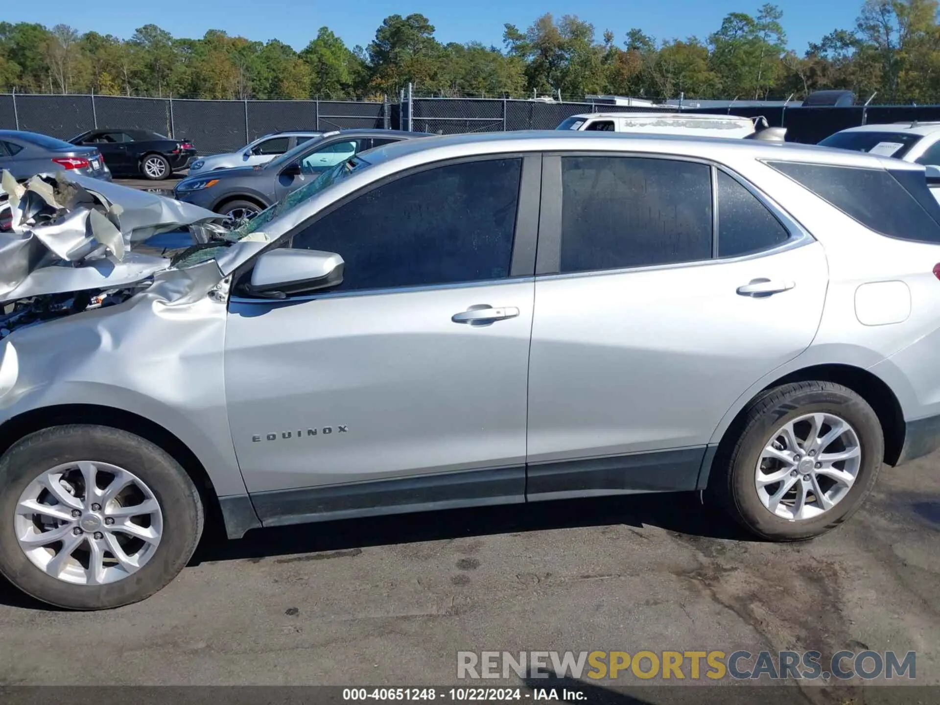 13 fotografías del automóvil dañado 3GNAXKEV1MS131525 CHEVROLET EQUINOX 2021