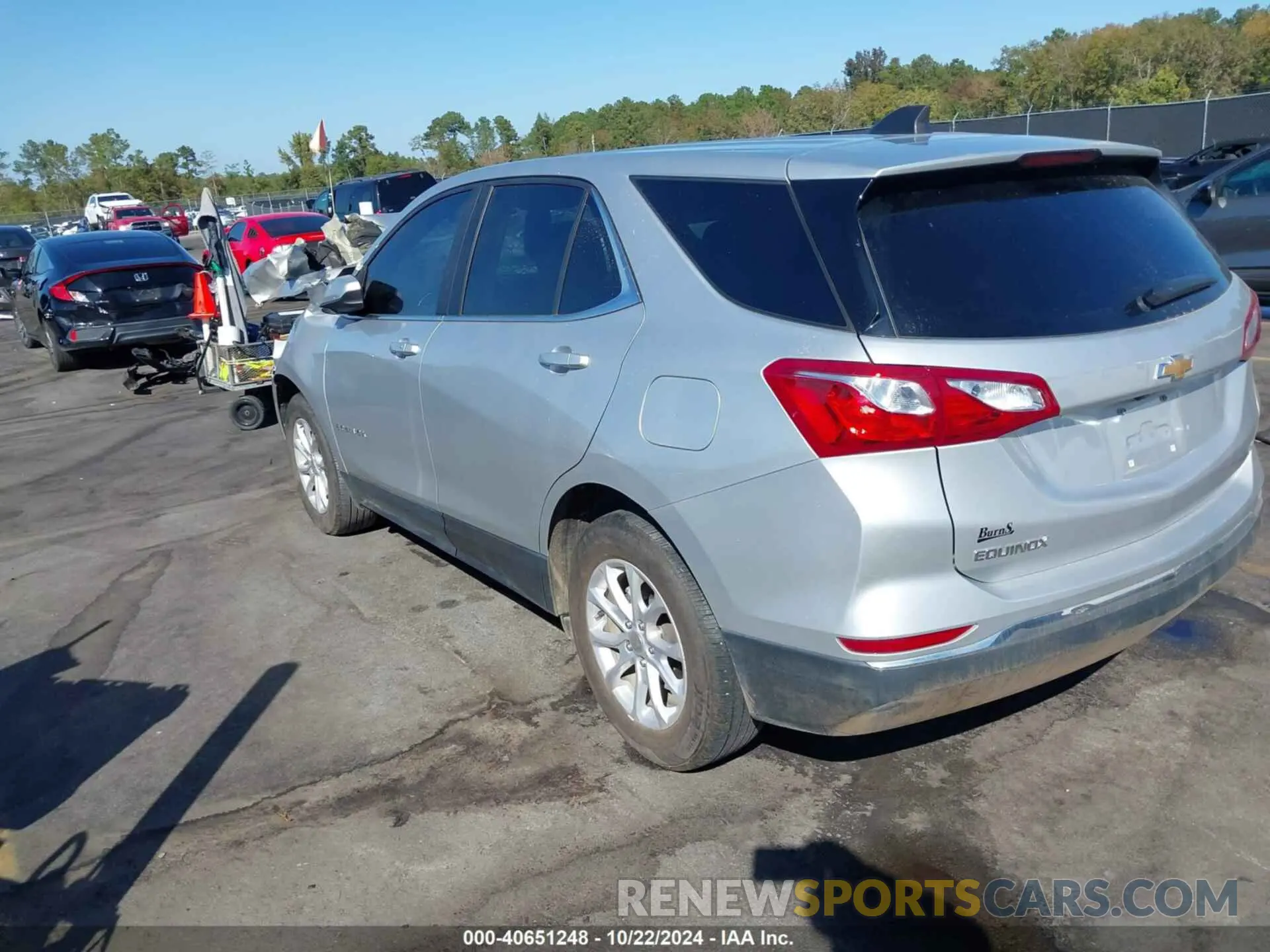 3 fotografías del automóvil dañado 3GNAXKEV1MS131525 CHEVROLET EQUINOX 2021